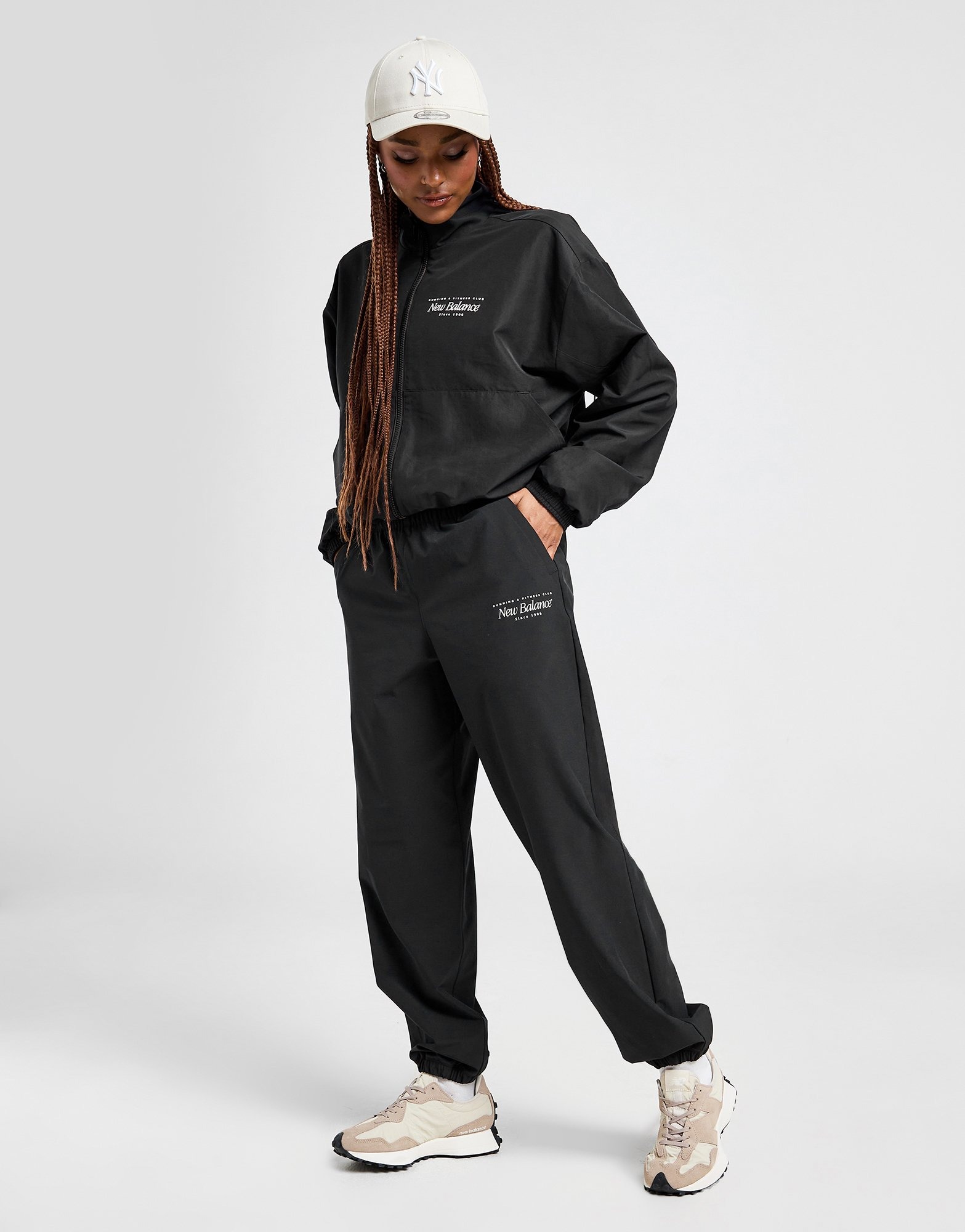 New Balance Script Woven Track Pants