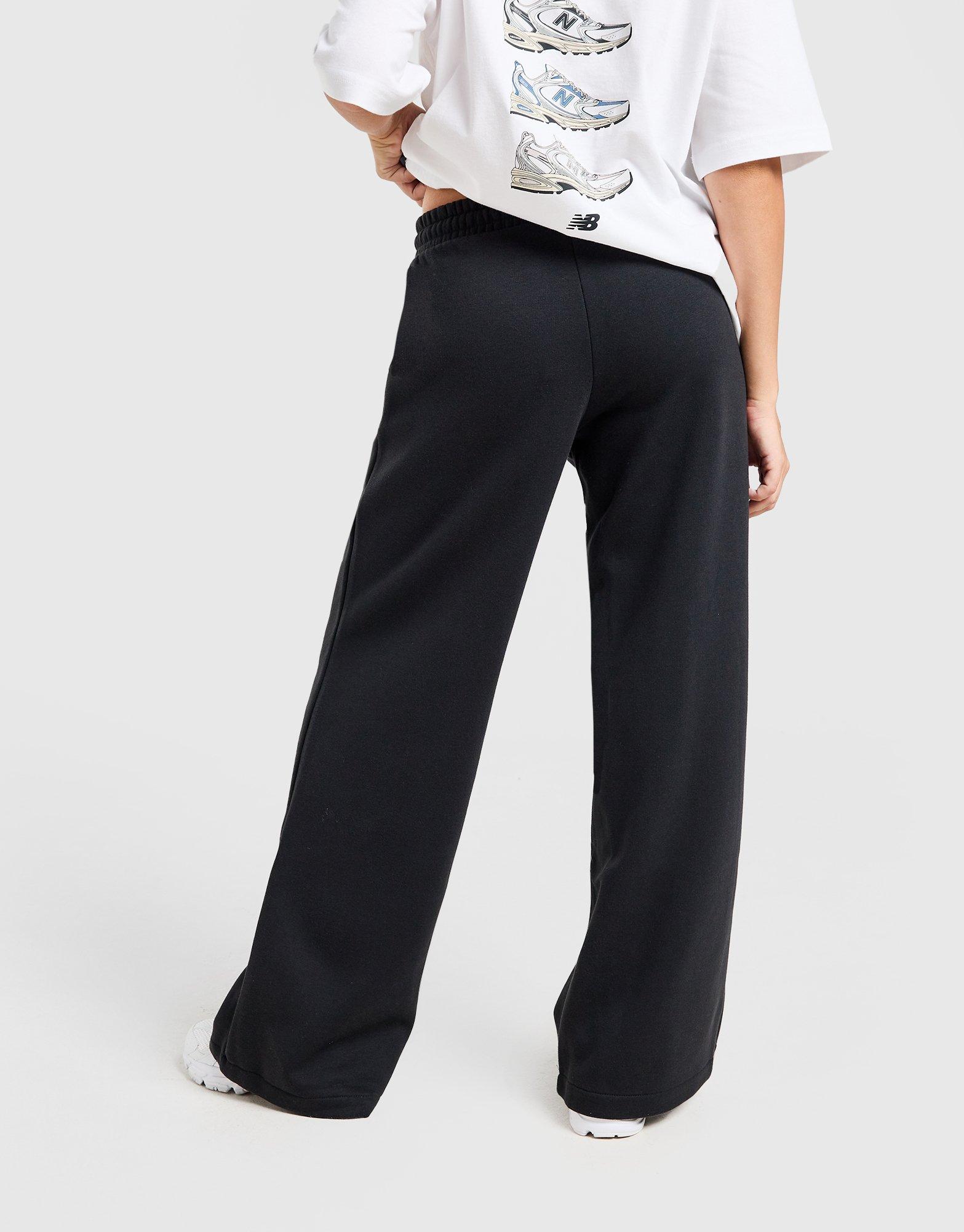 Black New Balance Script Wide Leg Joggers - JD Sports Global