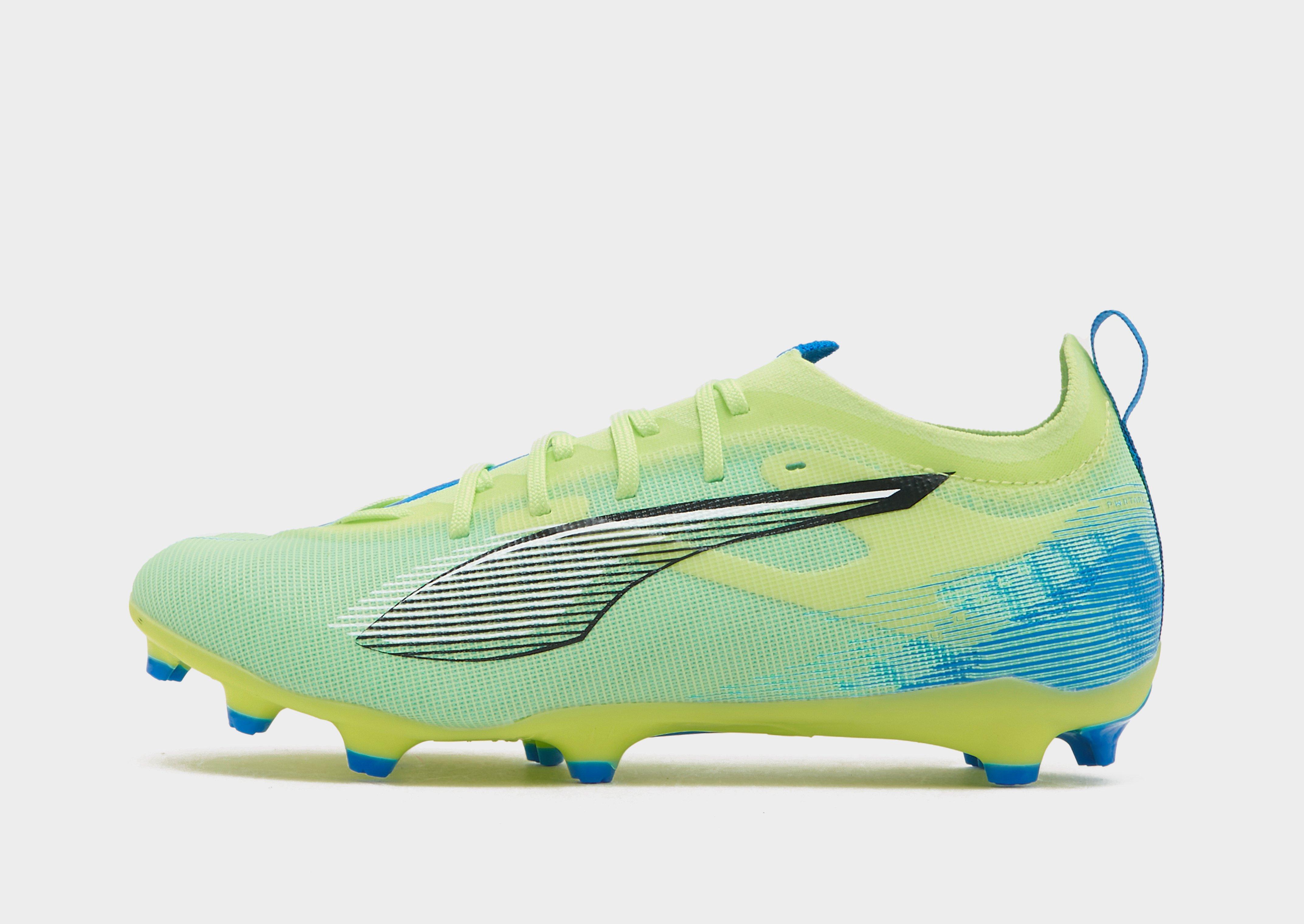 Green PUMA ULTRA PRO FG Junior JD Sports UK