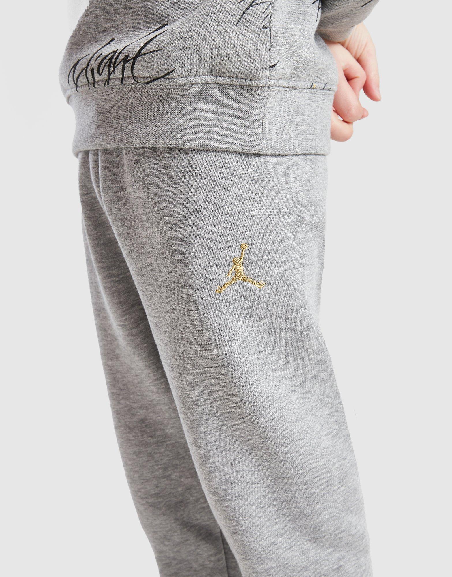 Jordan All Over Print Crew/Jogginghosen Set Babys