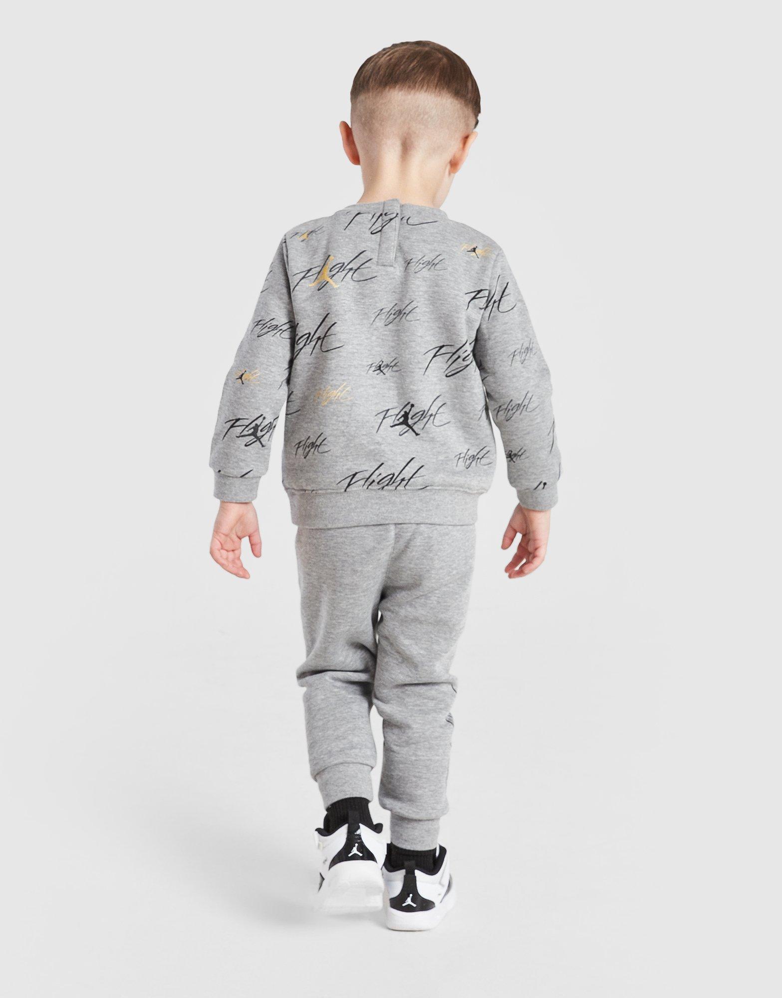 Jordan All Over Print Crew/Jogginghosen Set Babys