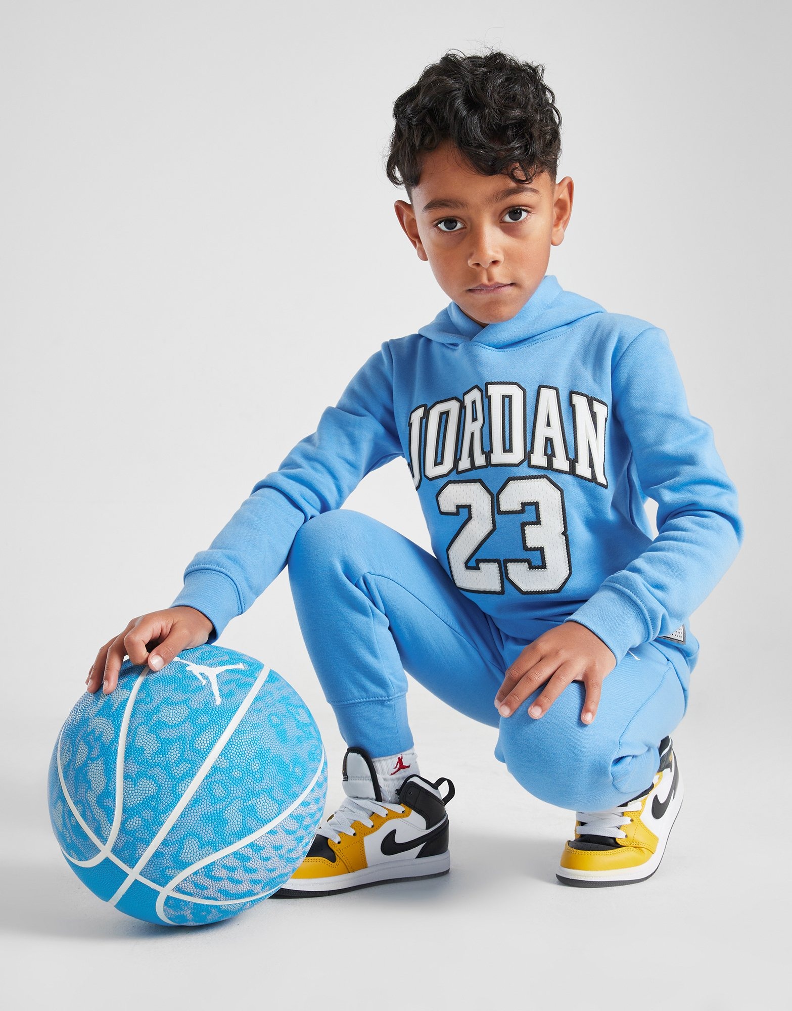 Blue Jordan Jersey Pack Hooded Tracksuit Children | JD Sports UK