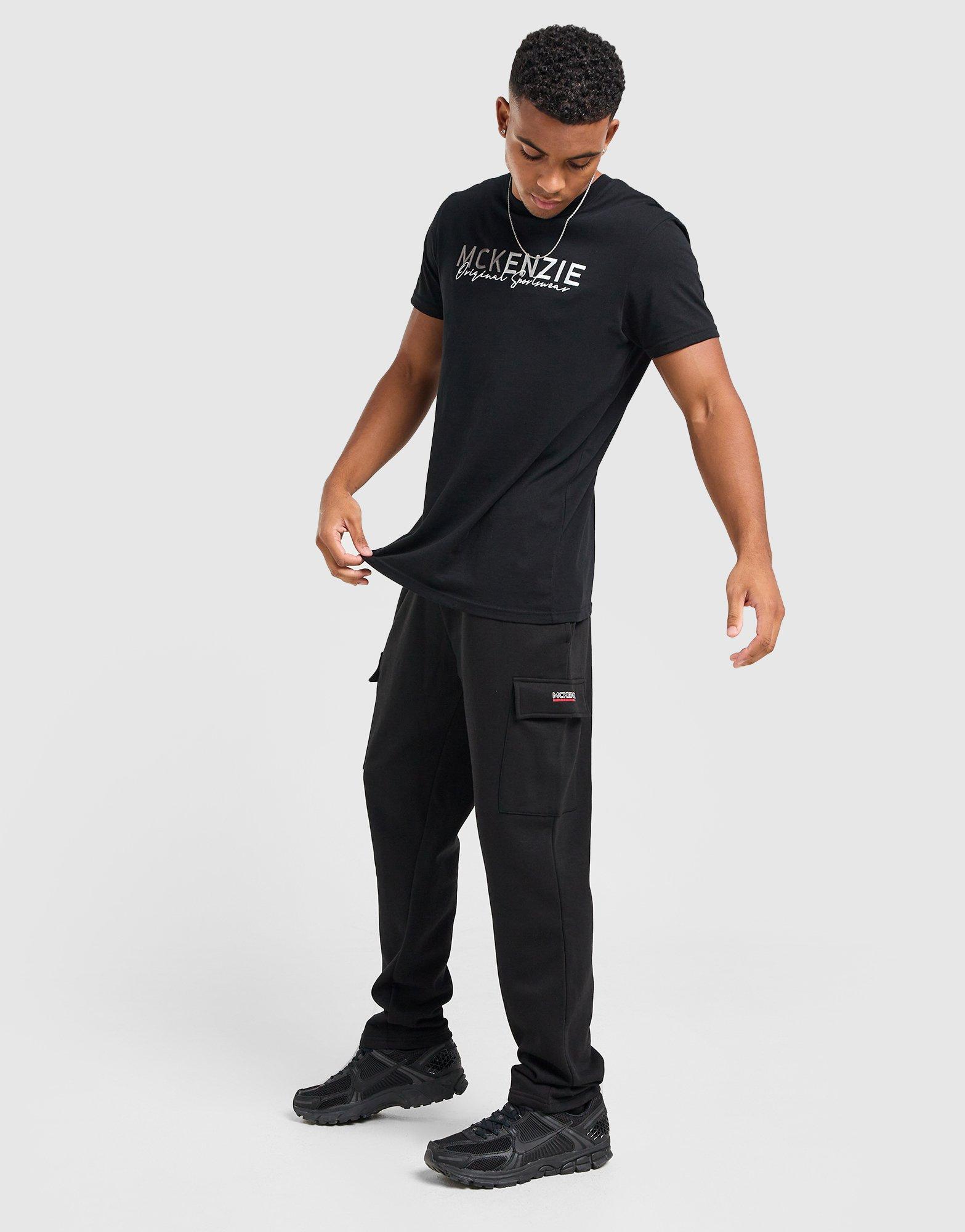 Black McKenzie Essential Cargo Joggers JD Sports NZ