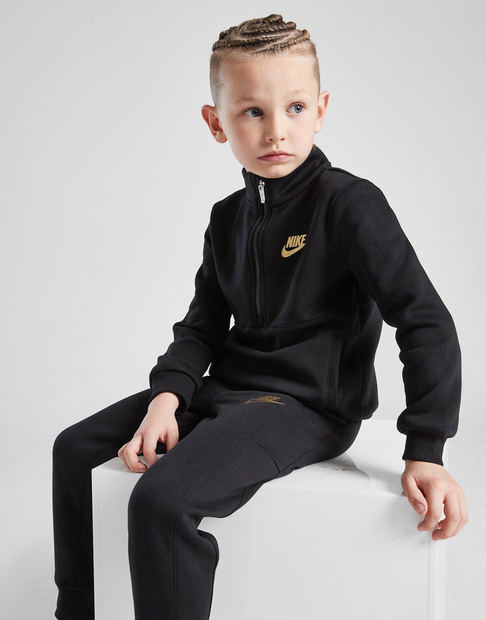 Nike Blocked 1/4 Zip Tracksuit Children