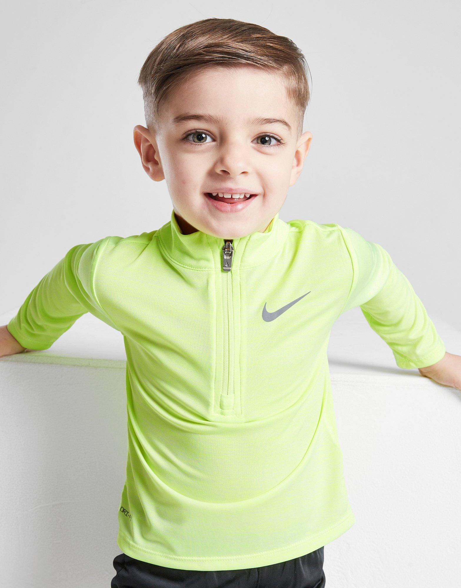 Nike Pacer Nike Neon Half Zip Yellow Nike Pacer 1/4 Zip Top/Track