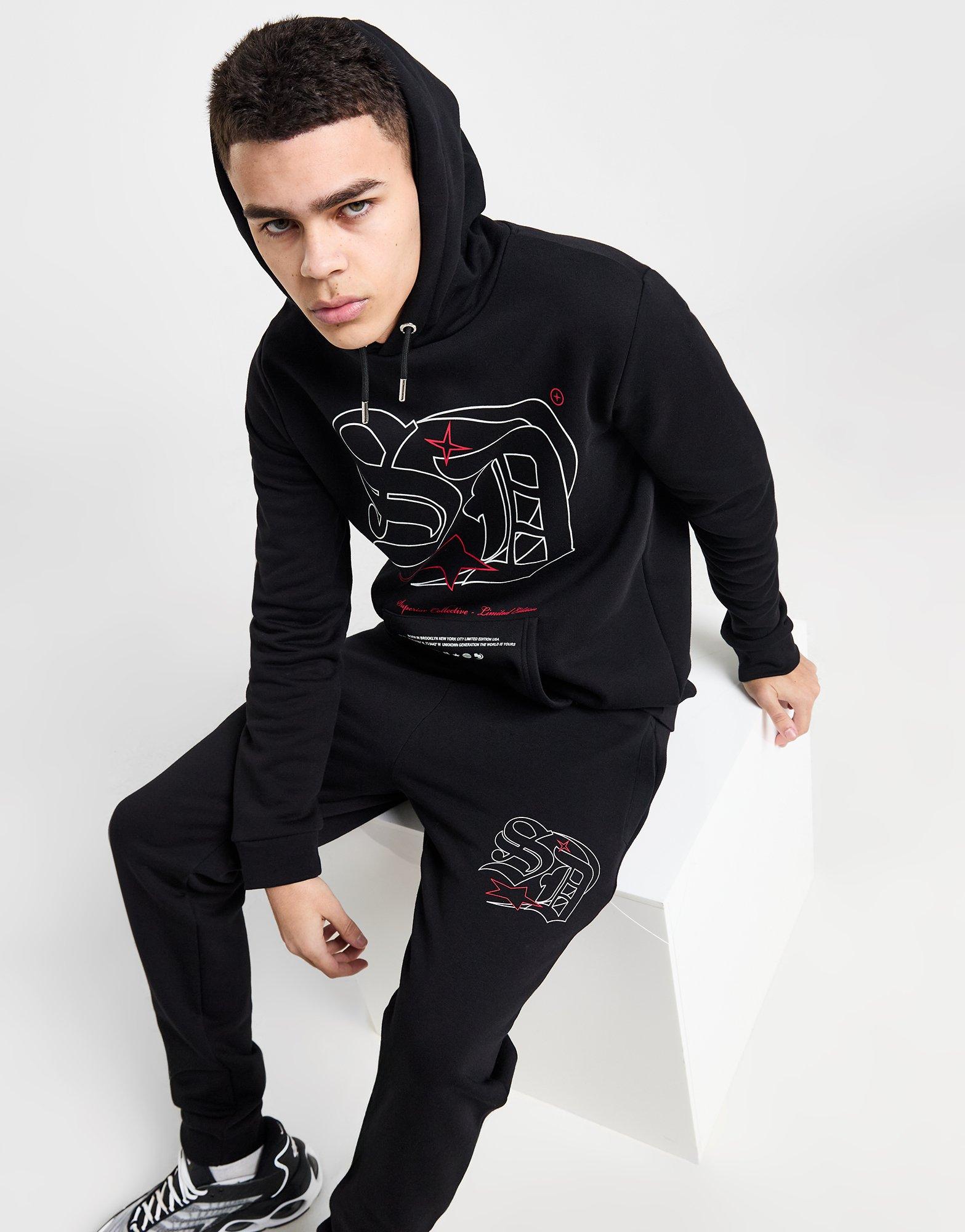 Black Supply & Demand Quinn Hooded Tracksuit - JD Sports