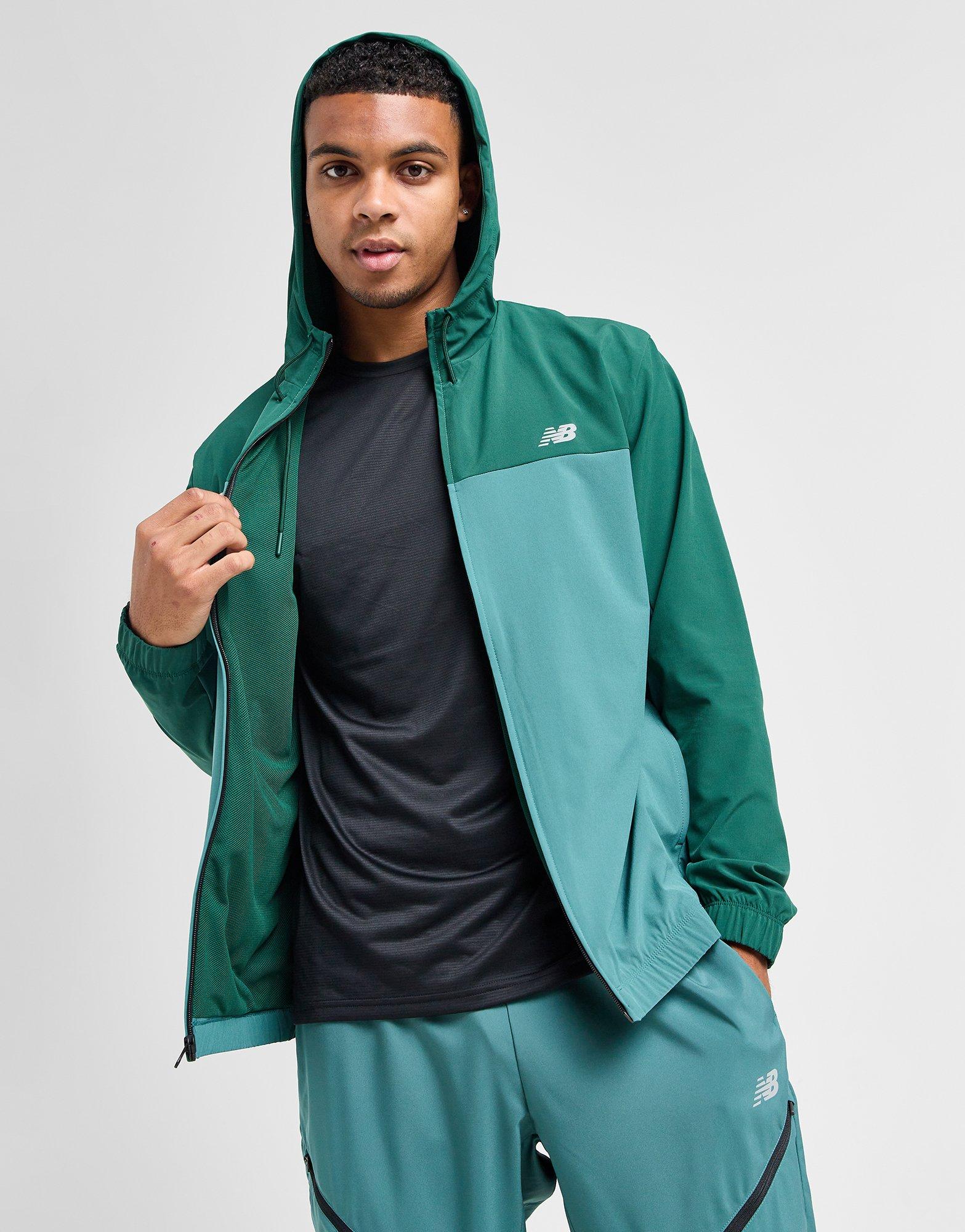 New Balance Full Zip Woven Hooded Track Top