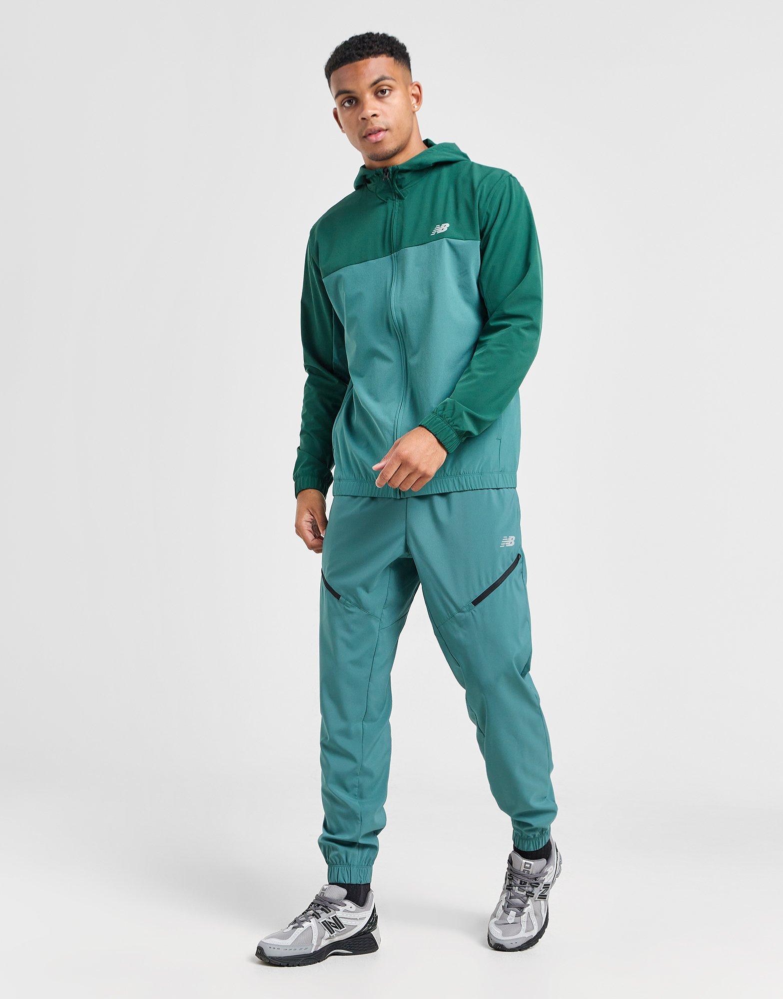 New Balance Chandal con capucha Full Zip Woven en Verde JD Sports Espana