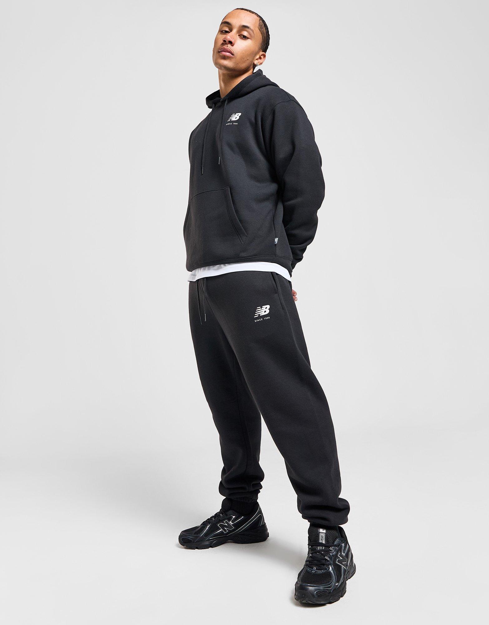 Mens Fashion New Balance 574 With Joggers Black New Balance Linear