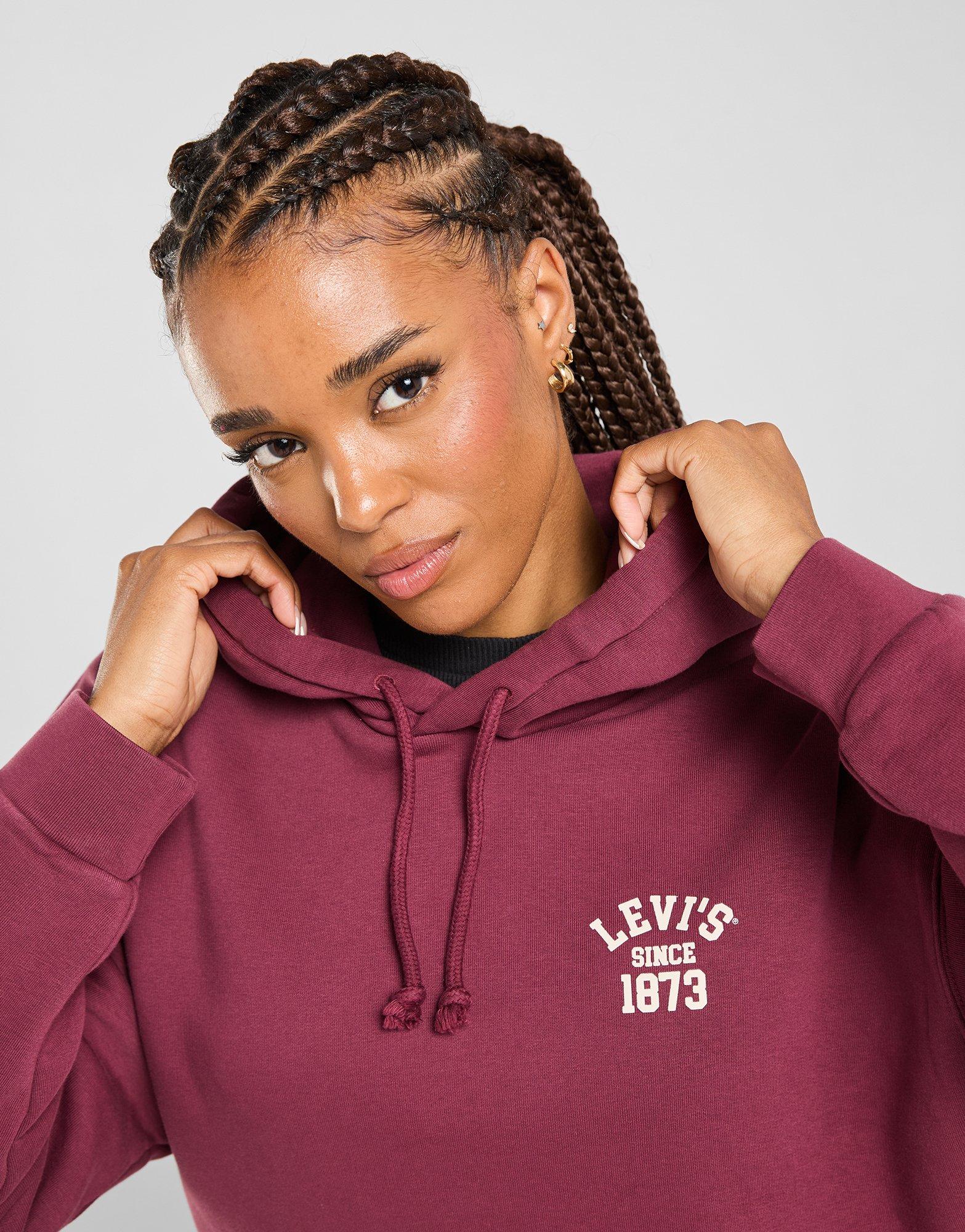 Red LEVI S Sport Overhead Hoodie JD Sports UK