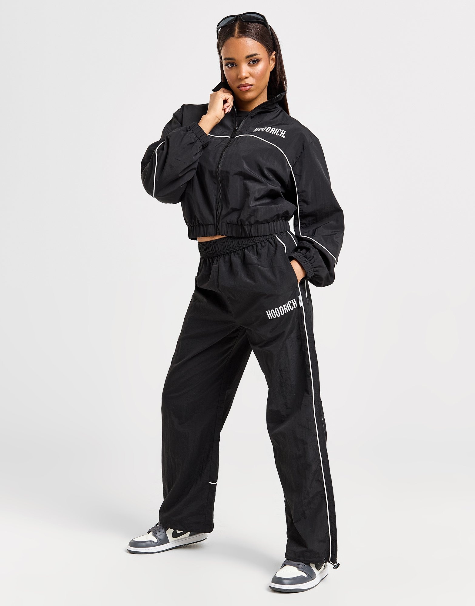 Black Hoodrich Motion Woven Track Pants | JD Sports UK