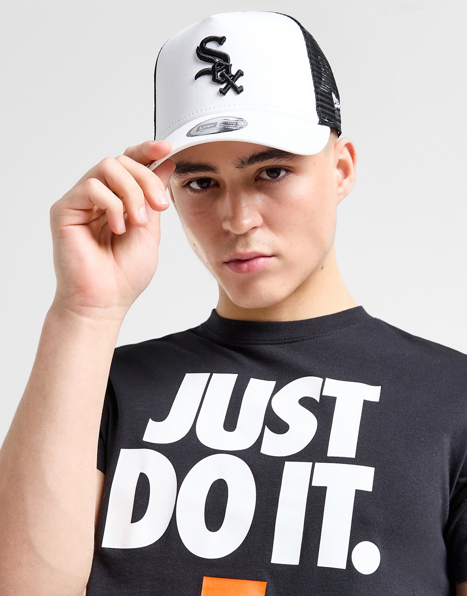 White New Era MLB Chicago White Sox Trucker Caps JD Sports