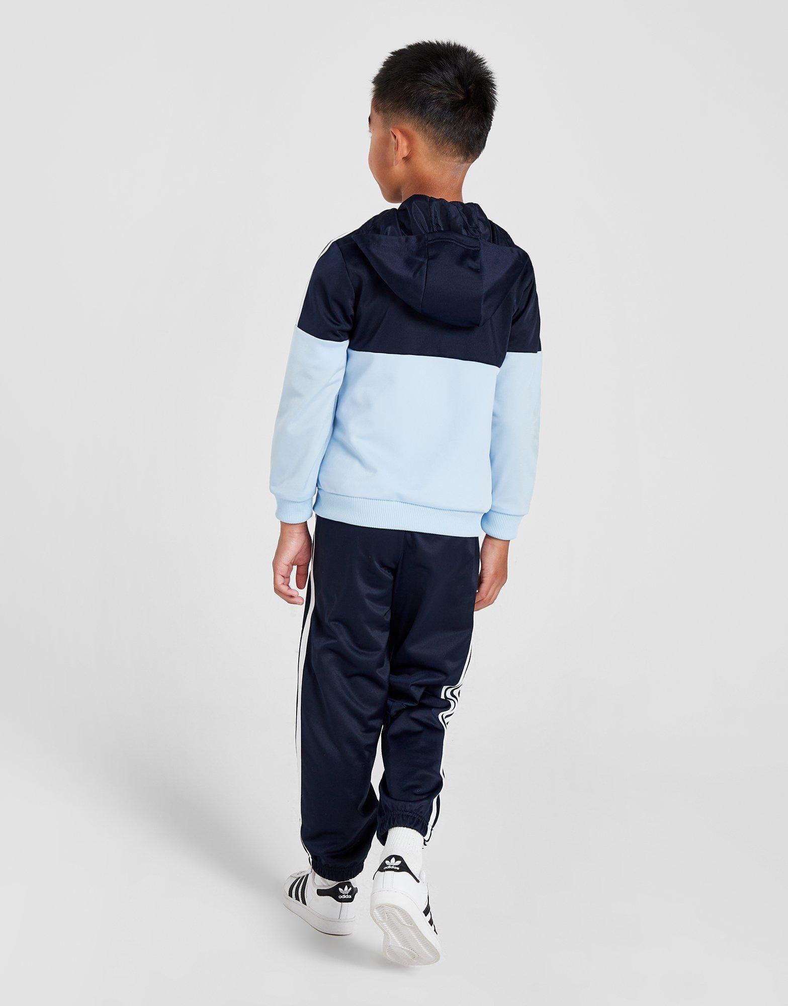 adidas Badge of Sport Poly Full Zip Trainingsoberteil Kleinkinder