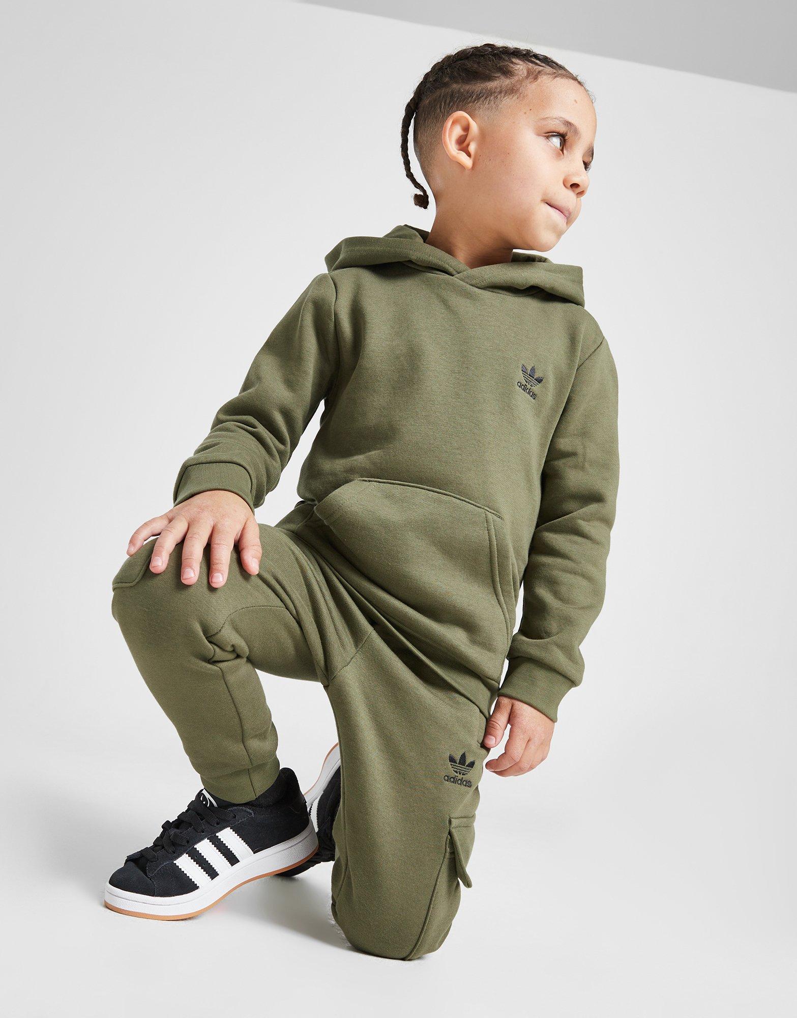 Green adidas Originals Cargo Overhead Tracksuit Children JD Sports Global