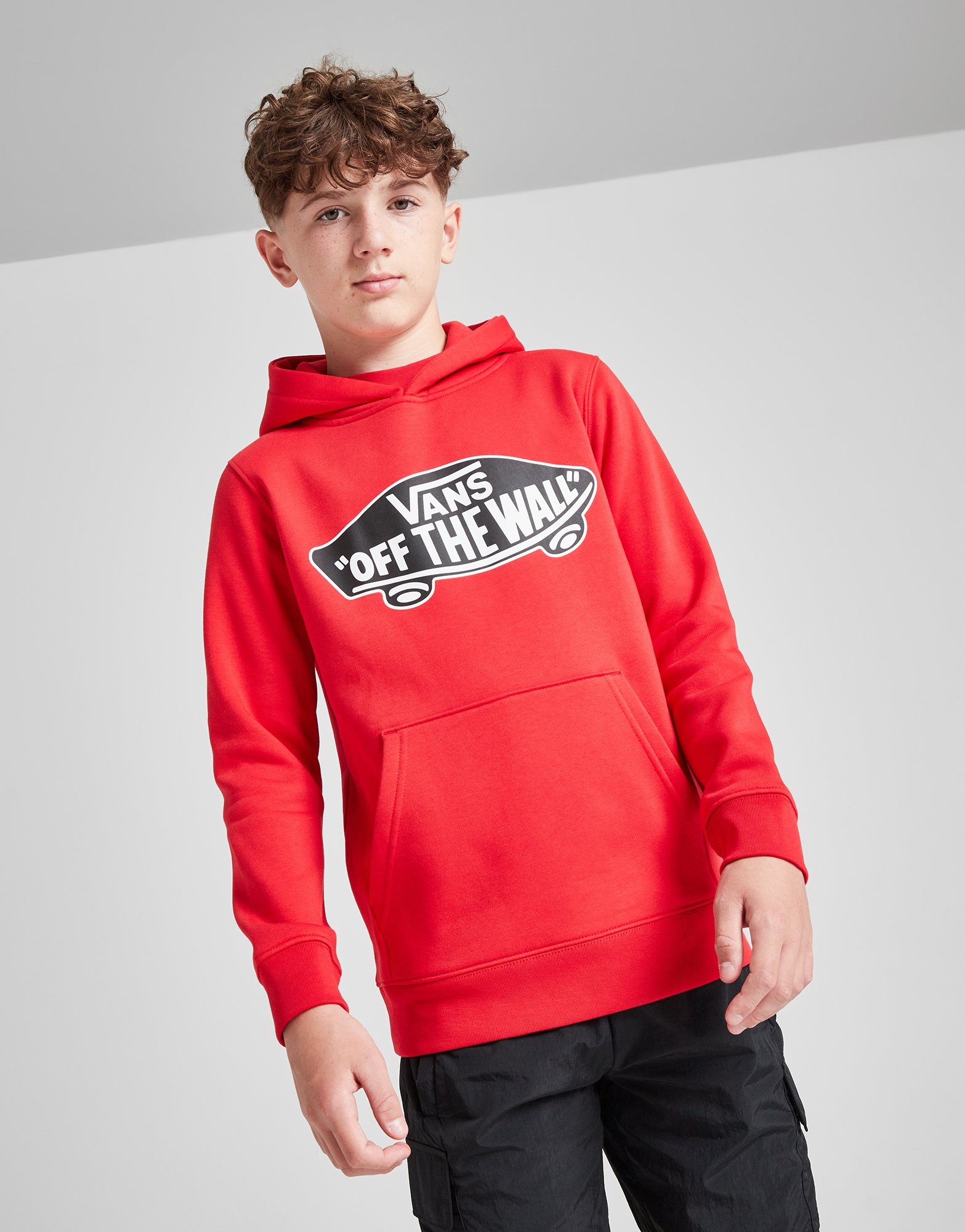 Vans Off The Wall Hoodie Junior in Rosso JD Sports