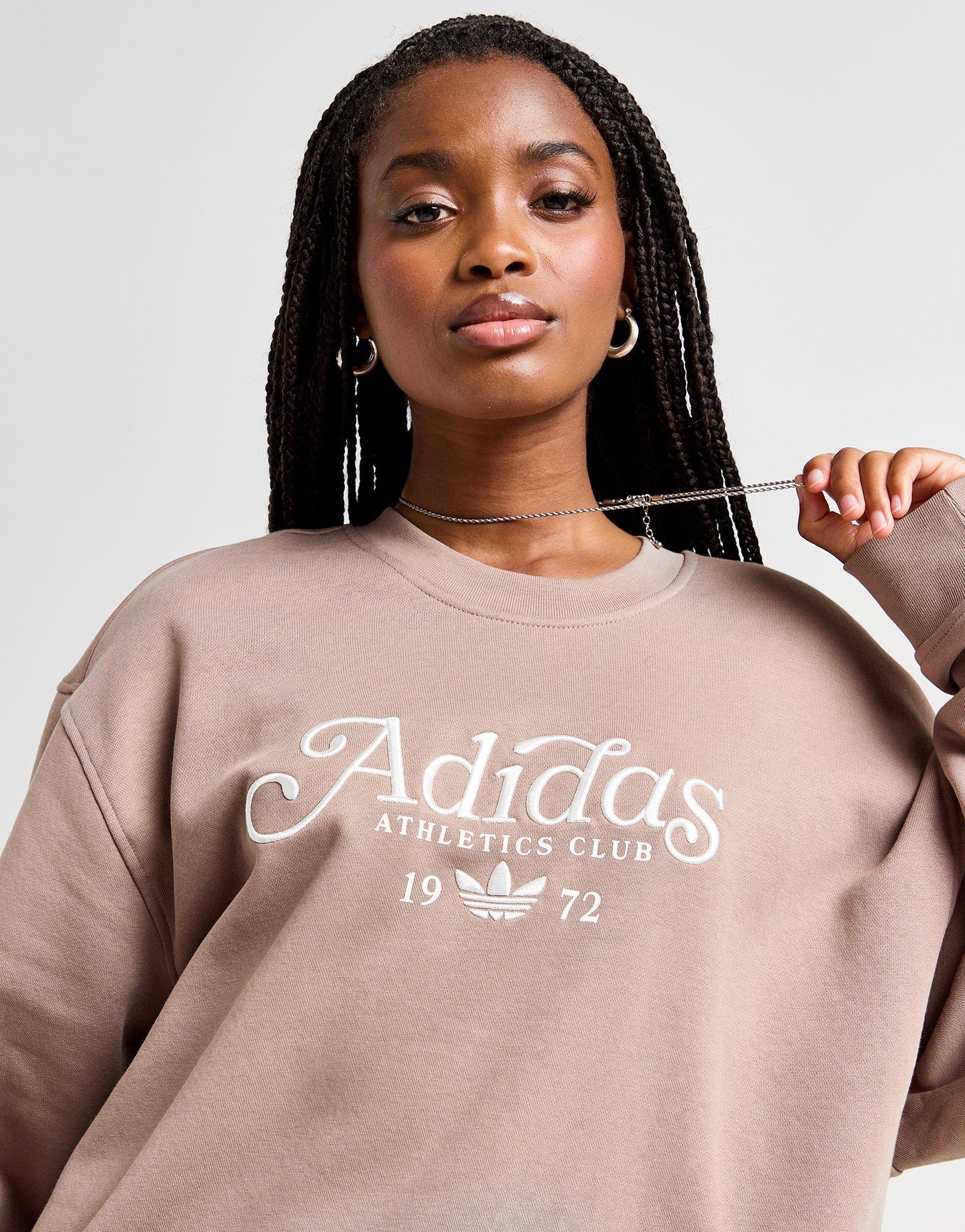 adidas Originals Sport Club Crew Sweatshirt Braun JD Sports Deutschland