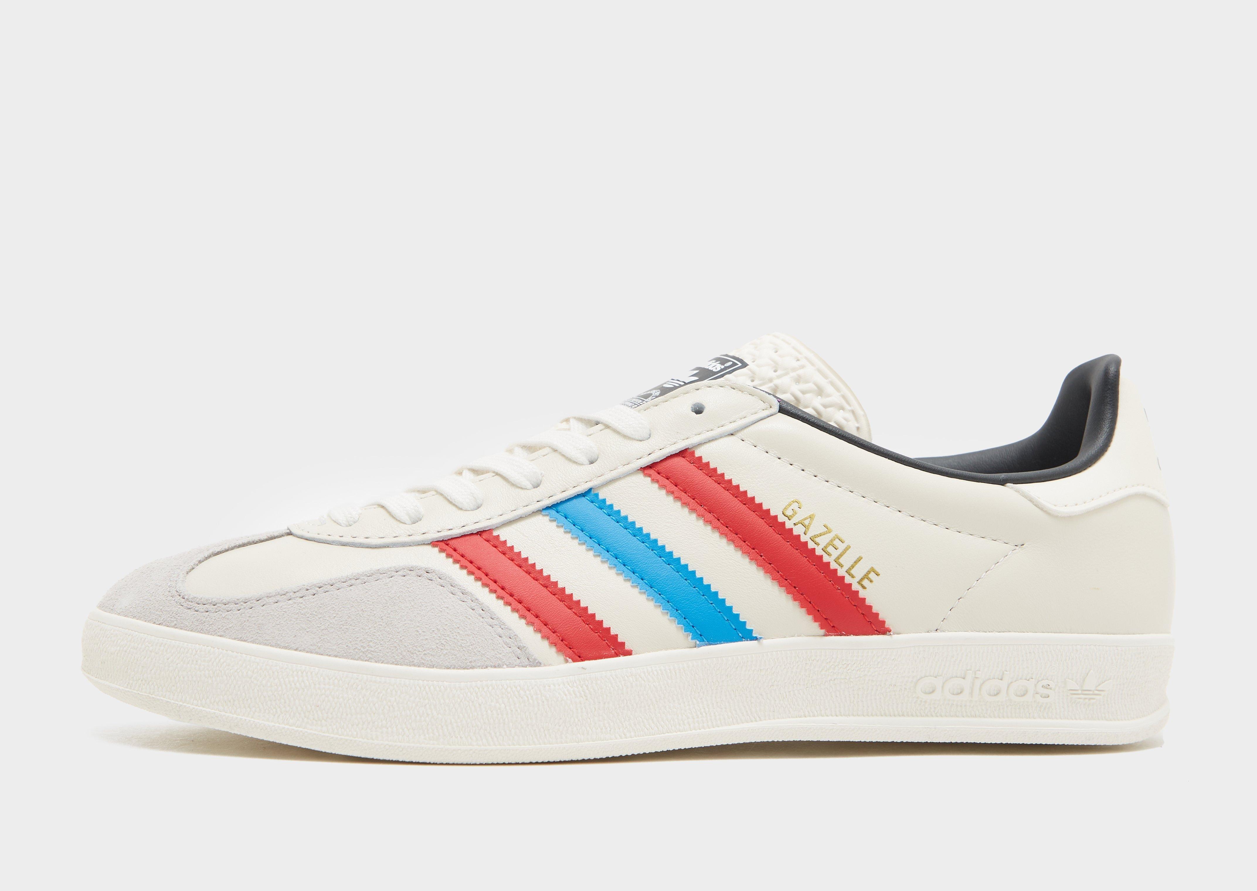 Adidas originals gazelle mens white deals