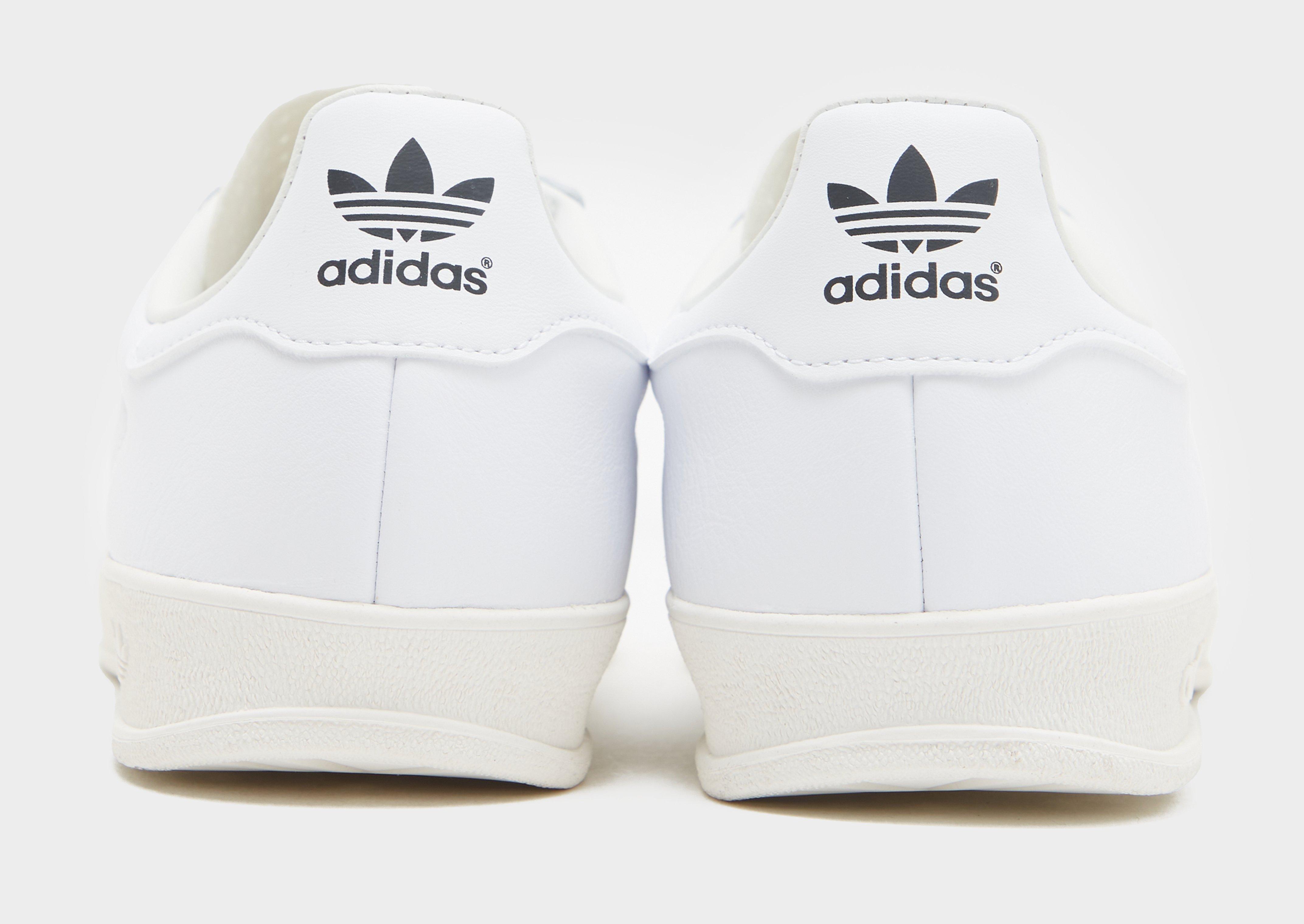 Adidas trainers white leather on sale