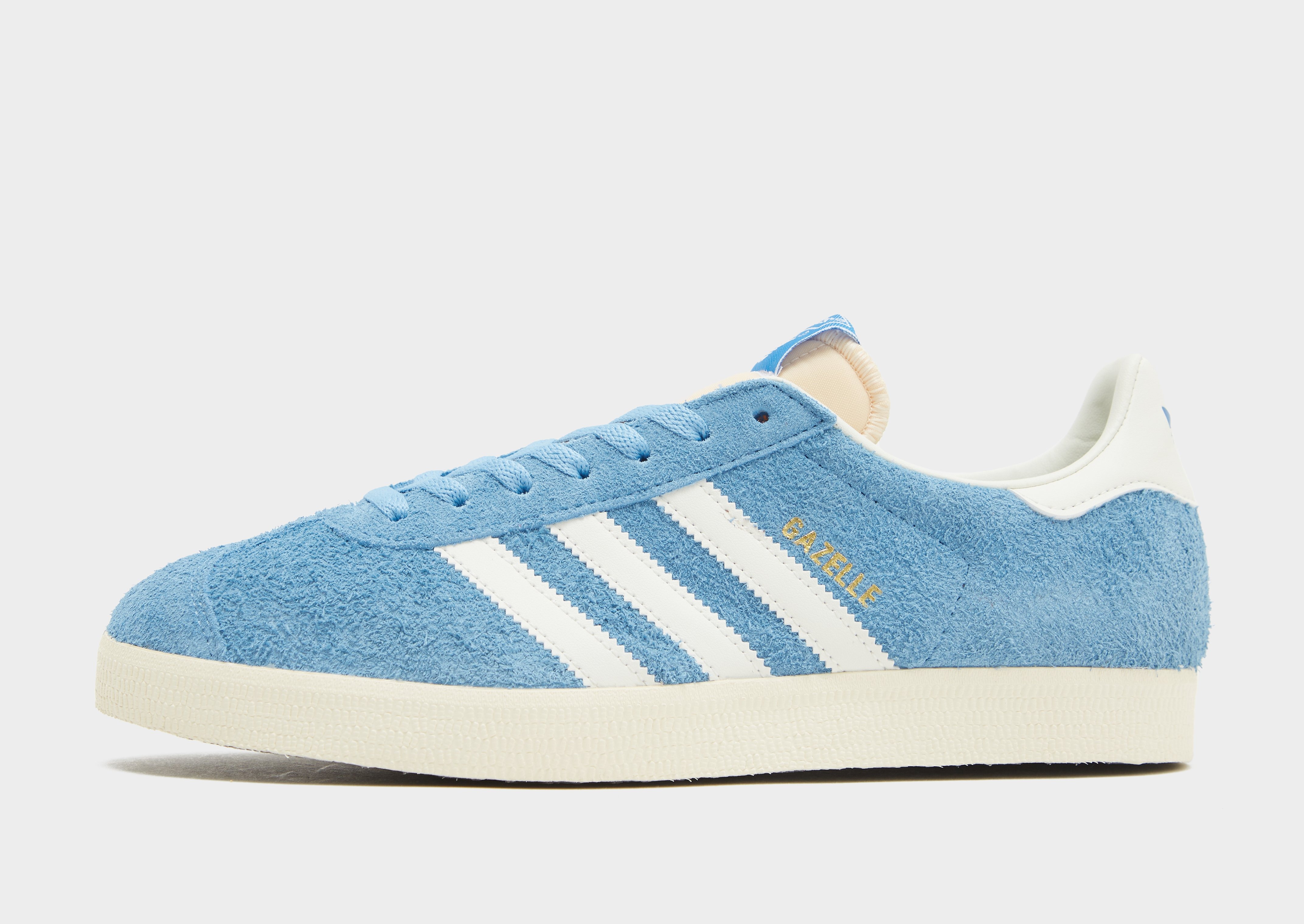 Blue fashion suede gazelles