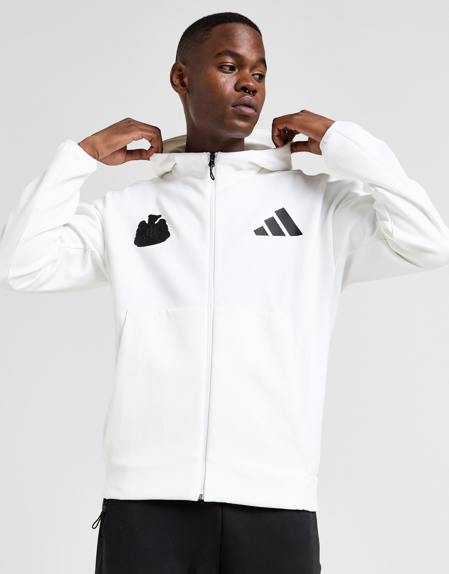 adidas Newcastle United FC Z.N.E. Hoodie Weiss JD Sports Deutschland