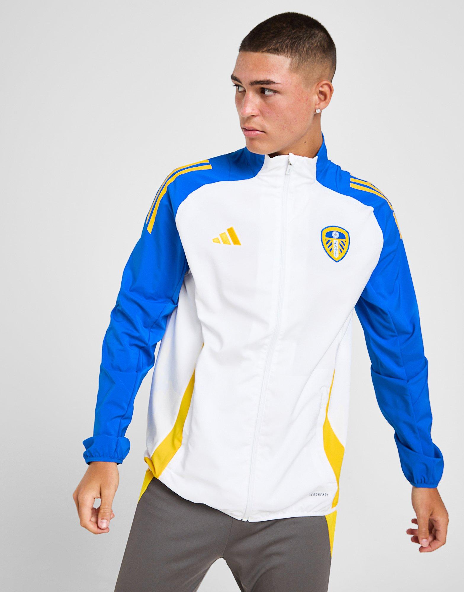 Leeds united retro track top sale