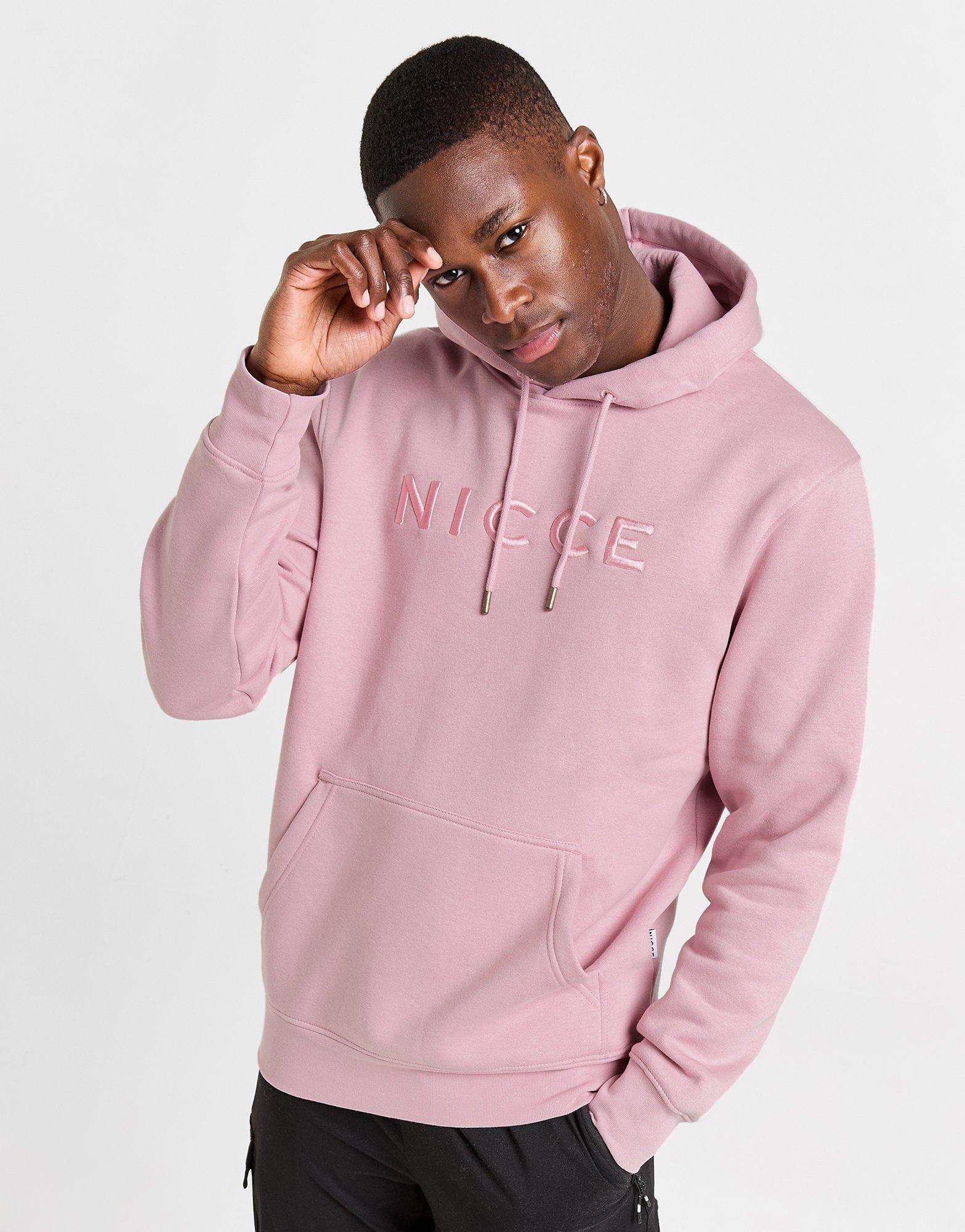 Nicce pink deals hoodie mens