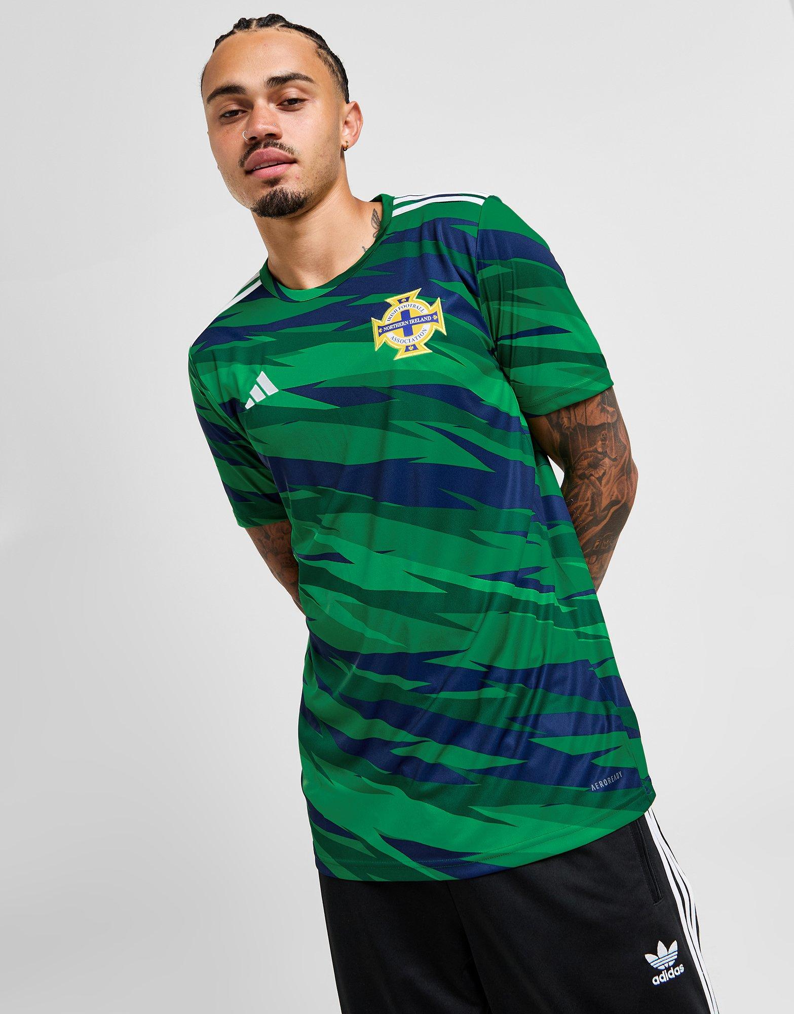 Green adidas Northern Ireland Pre Match Shirt JD Sports Malaysia