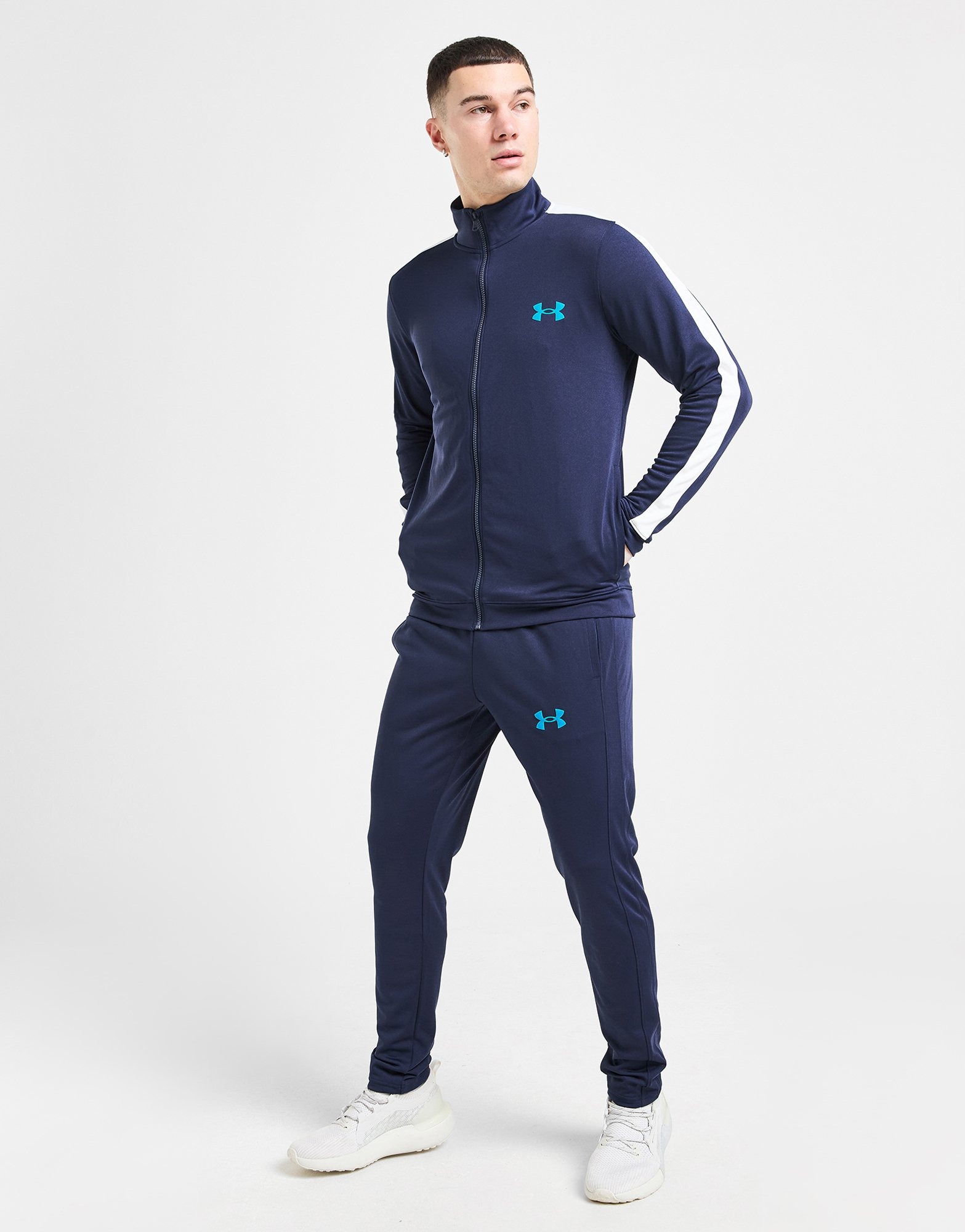 Under Armour Pantaloni Sportivi Poly UA in Blu JD Sports