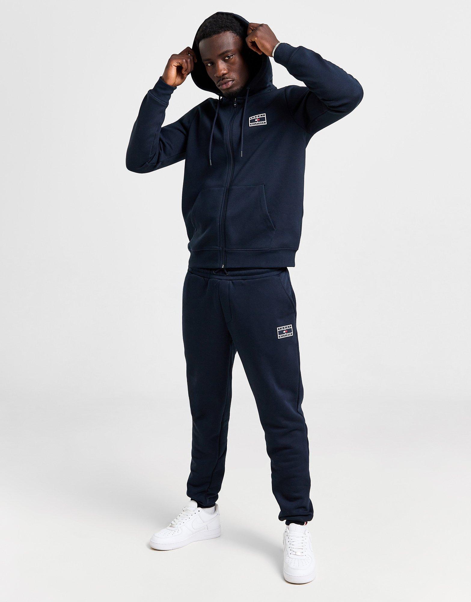 Tommy Hilfiger Sweat à Capuche Zippé Badge Homme