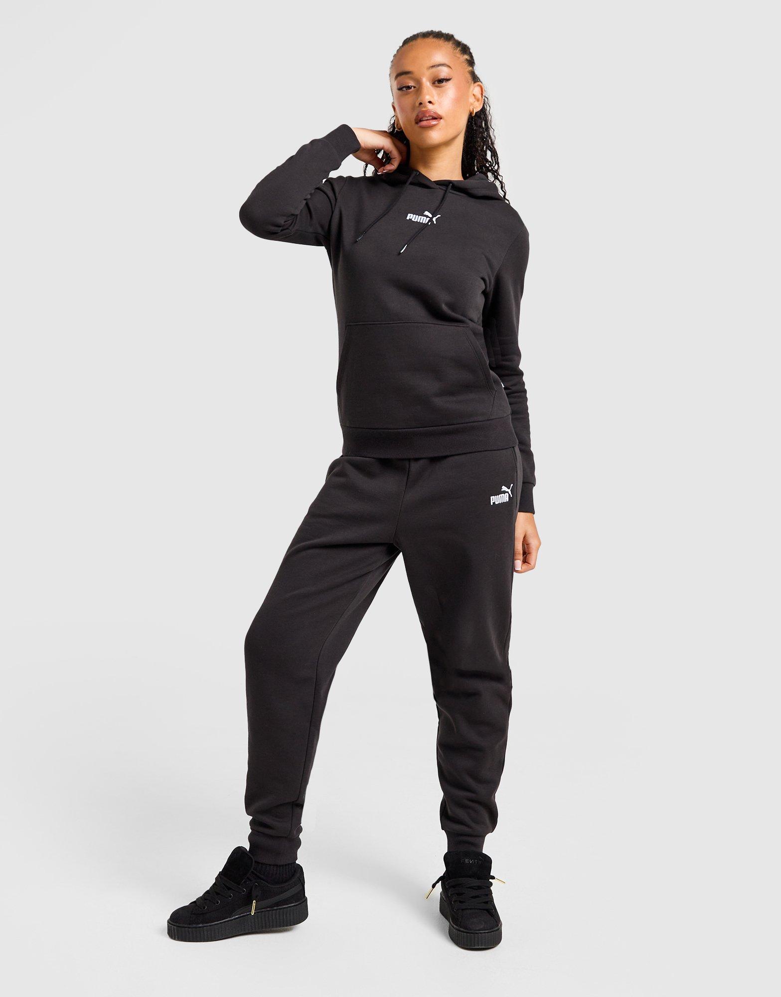 Black PUMA Small Embroidered Logo Joggers JD Sports