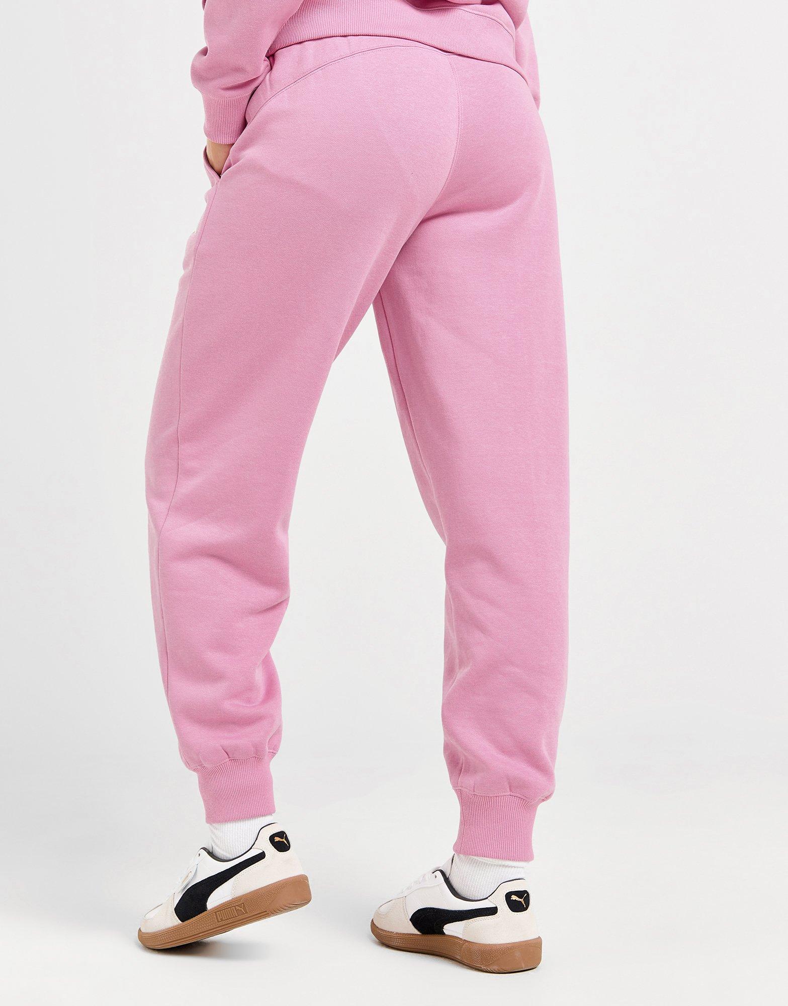Pink PUMA Squad Logo Joggers - JD Sports Global