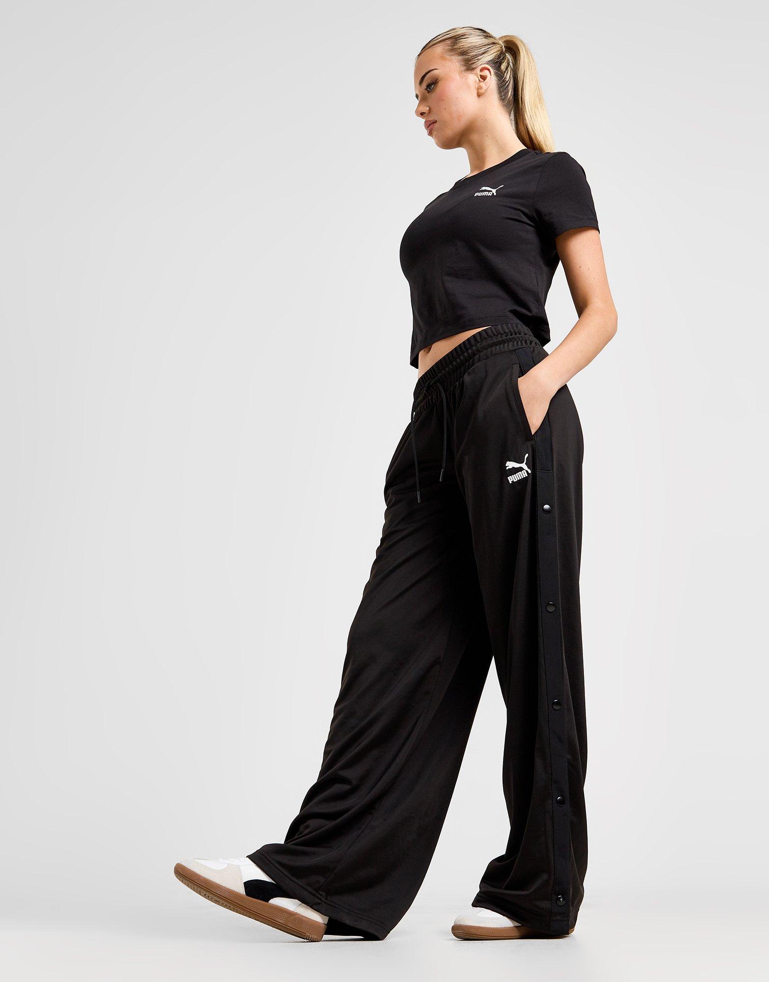 PUMA Popper Wide Leg Track Pants