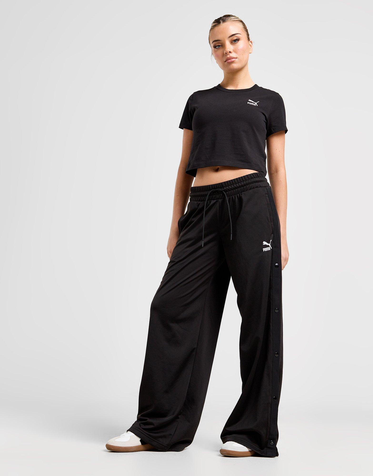PUMA Popper Wide Leg Track Pants
