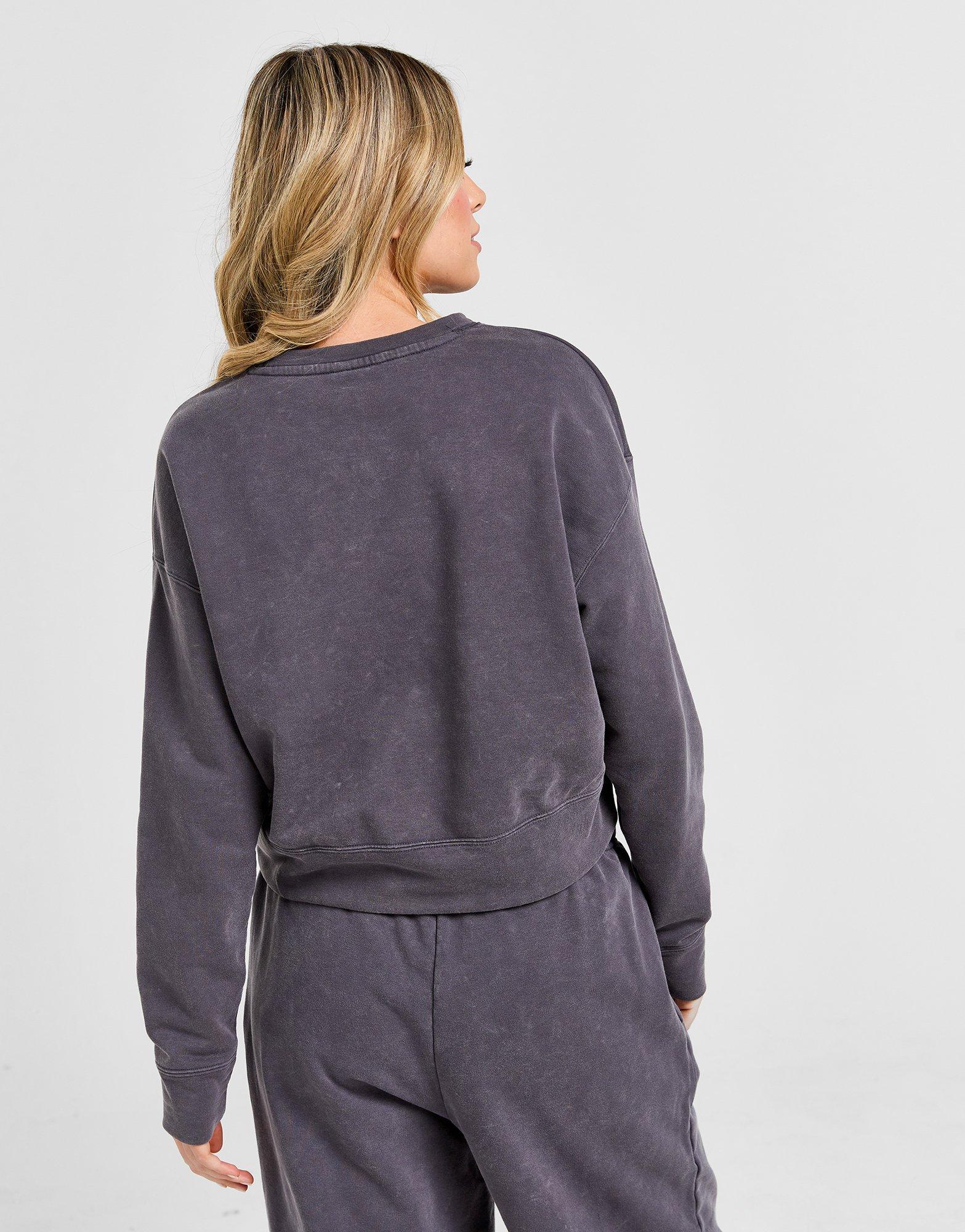 PUMA Washed Crop Crew Sweatshirt