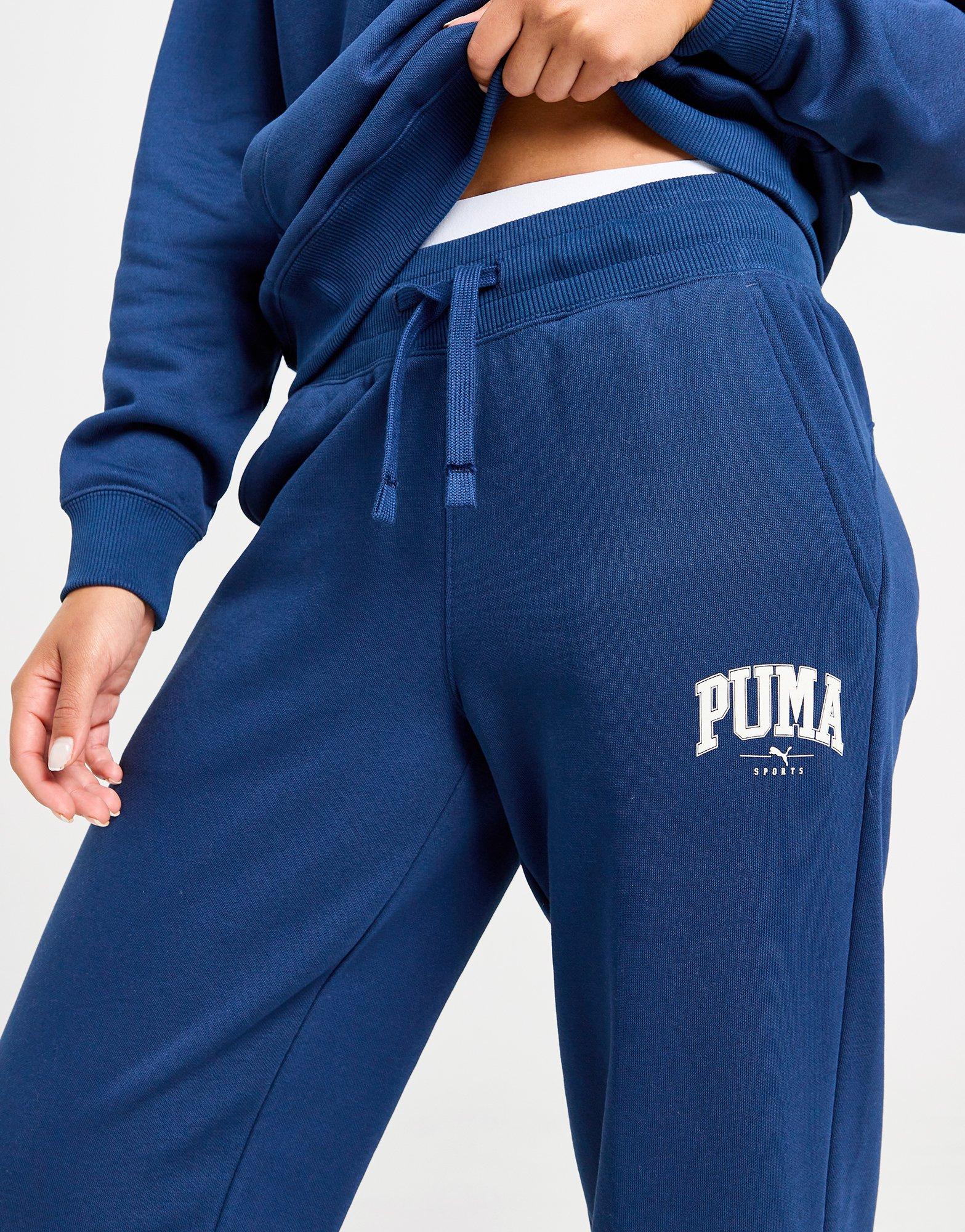 Blue Puma Squad Logo Joggers Jd Sports Uk