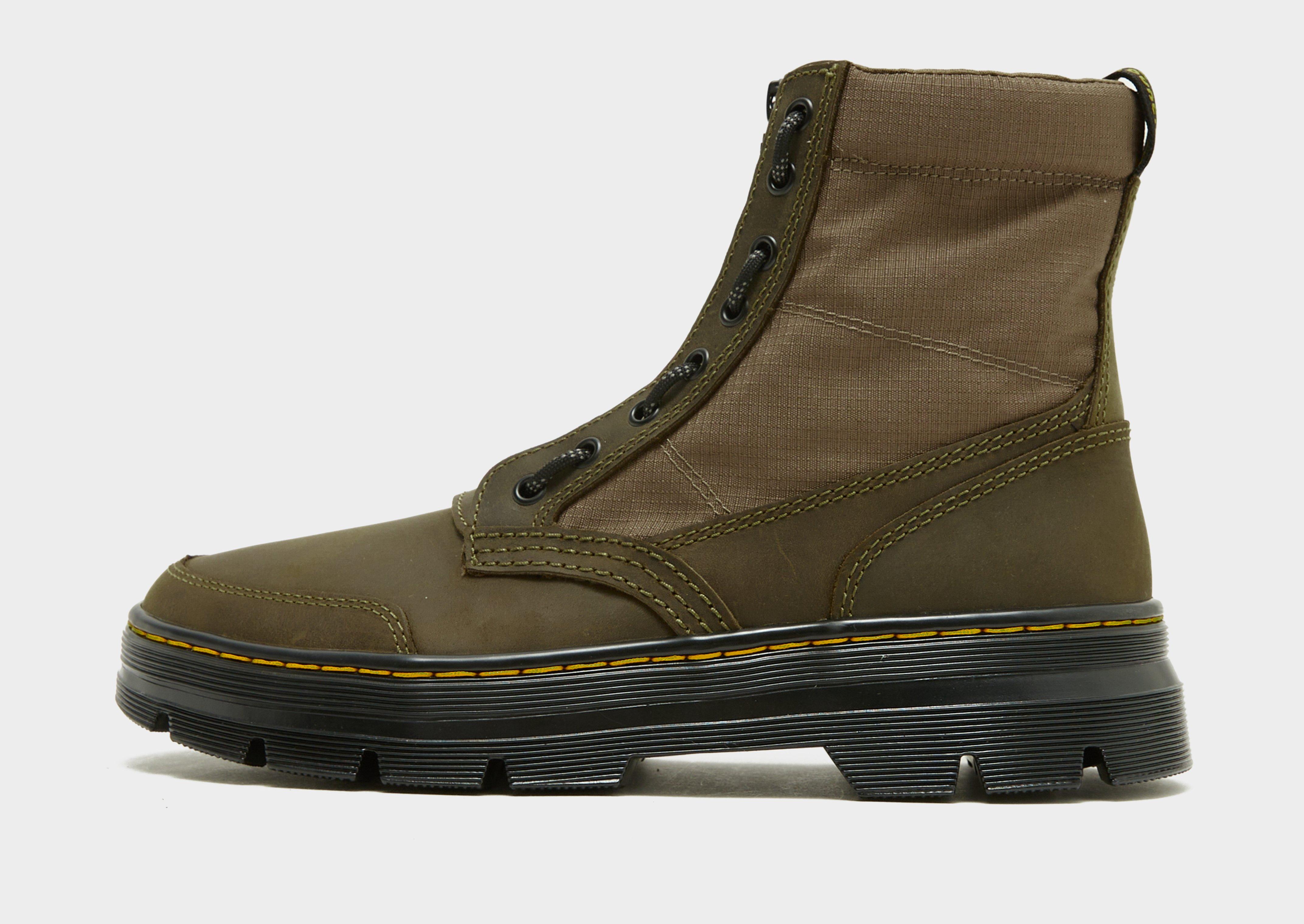 Green Dr. Martens Combs Jungle Zip Boots JD Sports Global