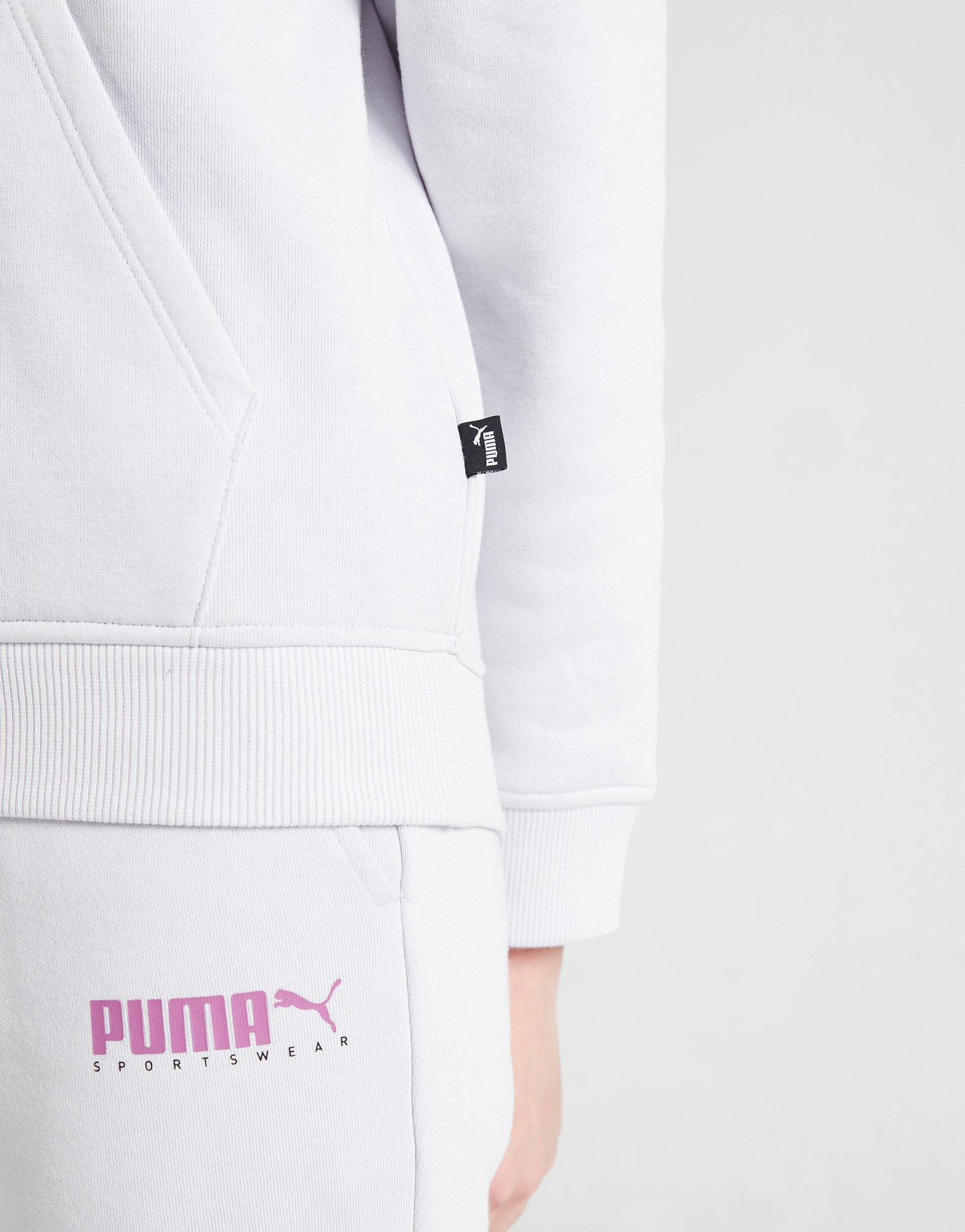PUMA Girls' Logo Hoodie Junior