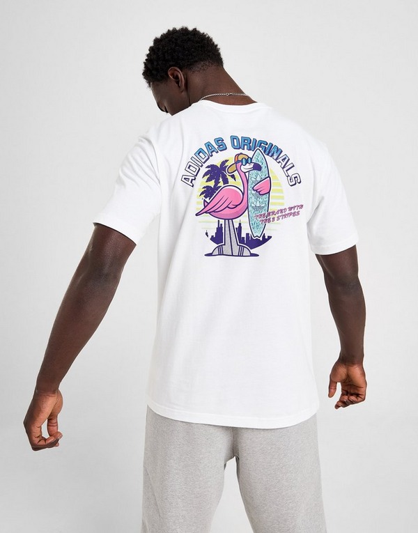 adidas Originals T-shirt Flamant Rose Homme