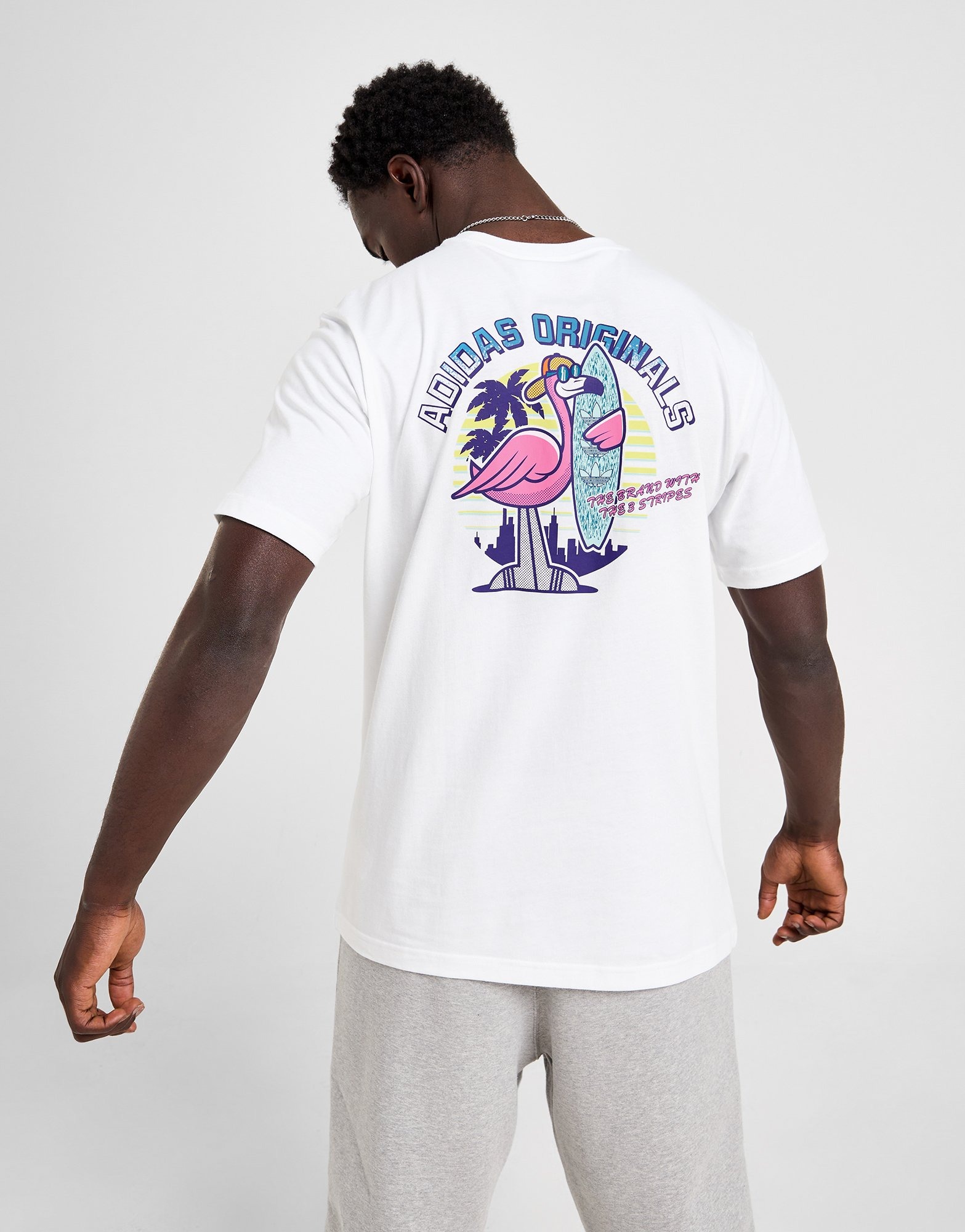 adidas Originals Flamingo T-Shirt Weiss - JD Sports Deutschland