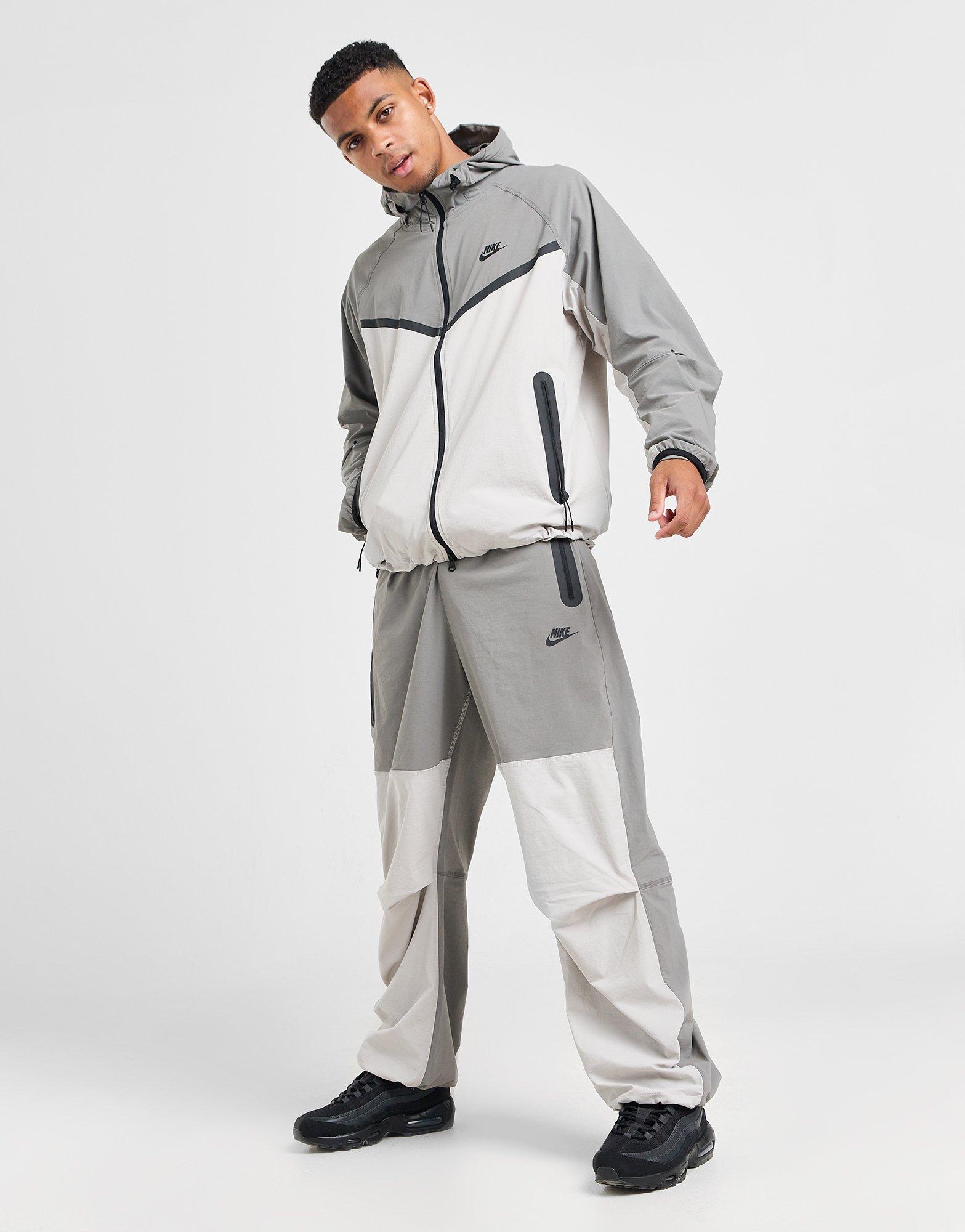 Grey Nike Tech Woven Oversized Track Pants JD Sports Global