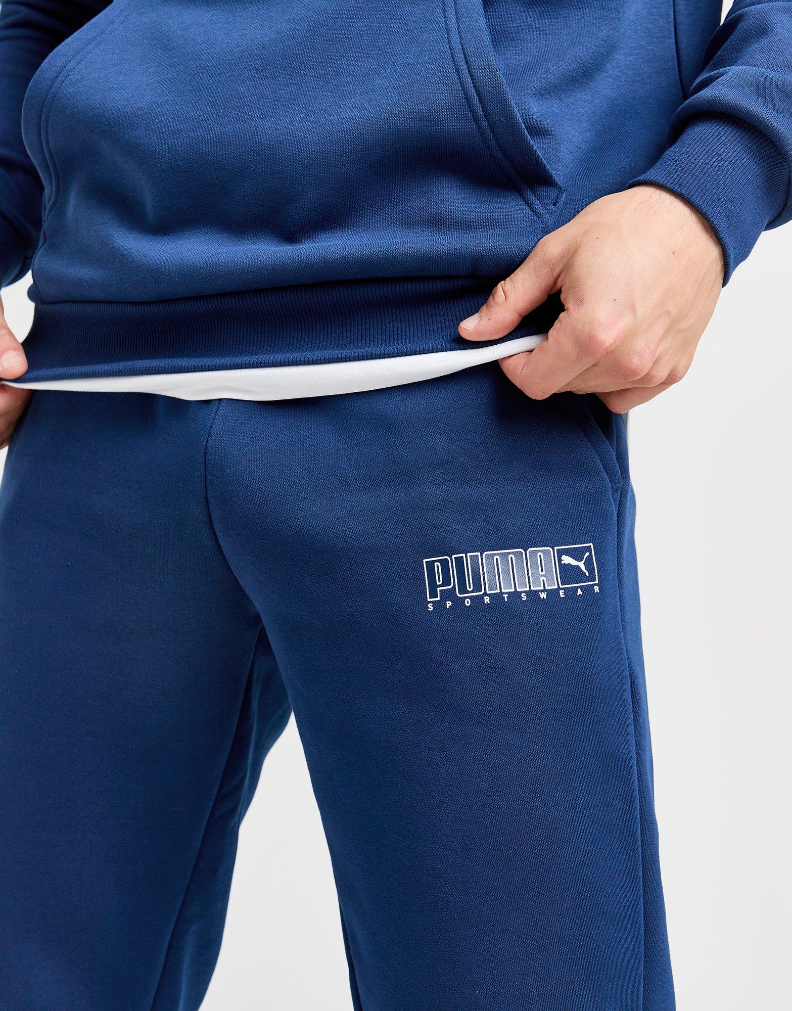 Navy puma joggers sale