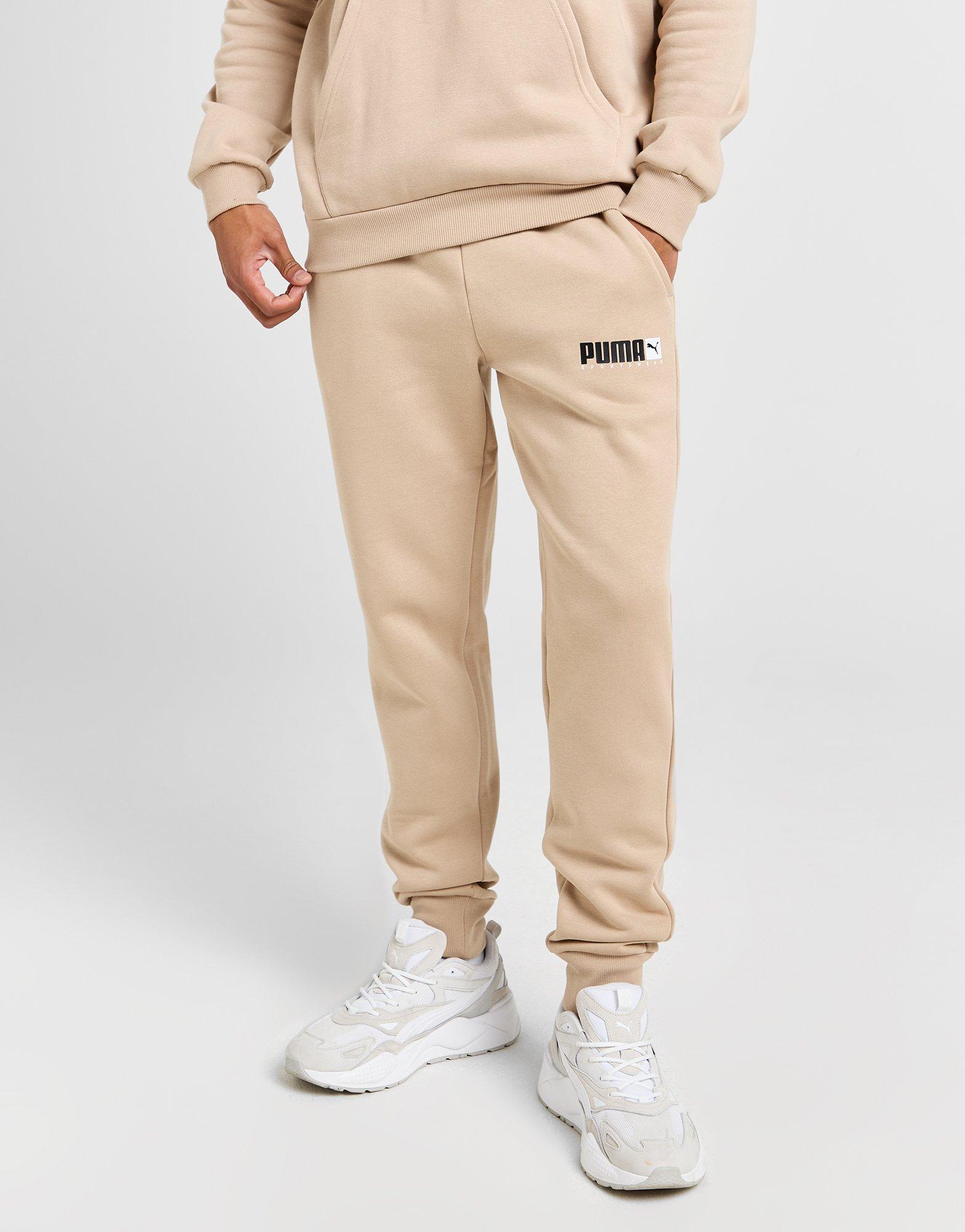 Puma khaki joggers clearance