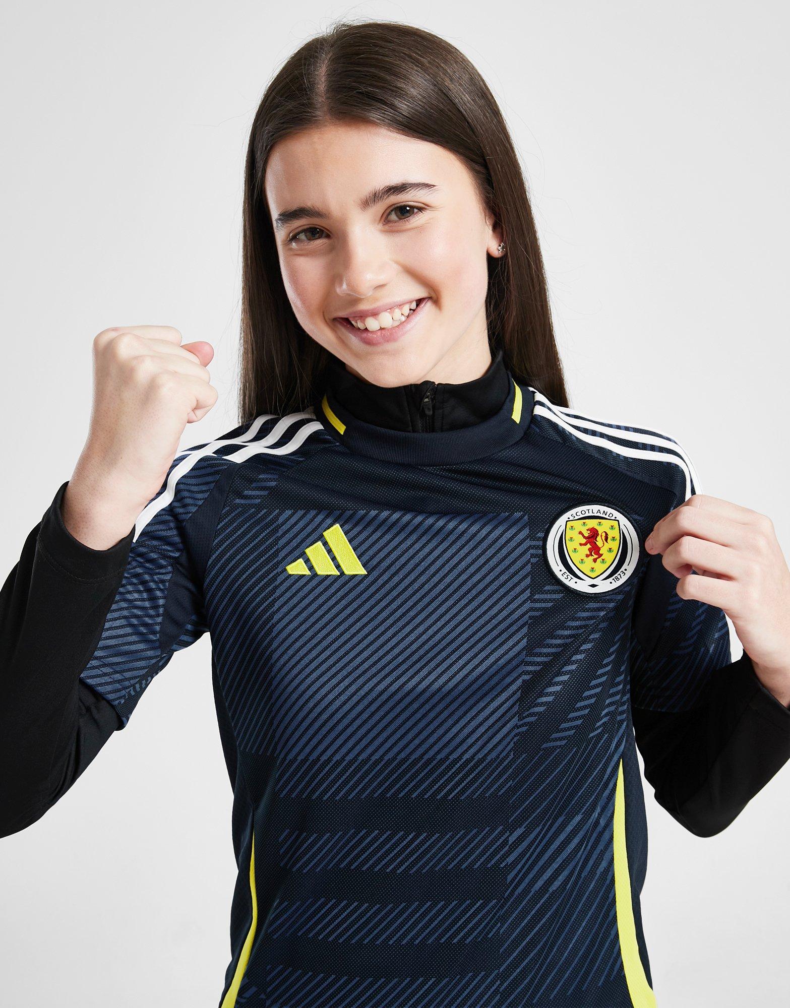 adidas Scotland 2024 Euro Badge Home Shirt Junior