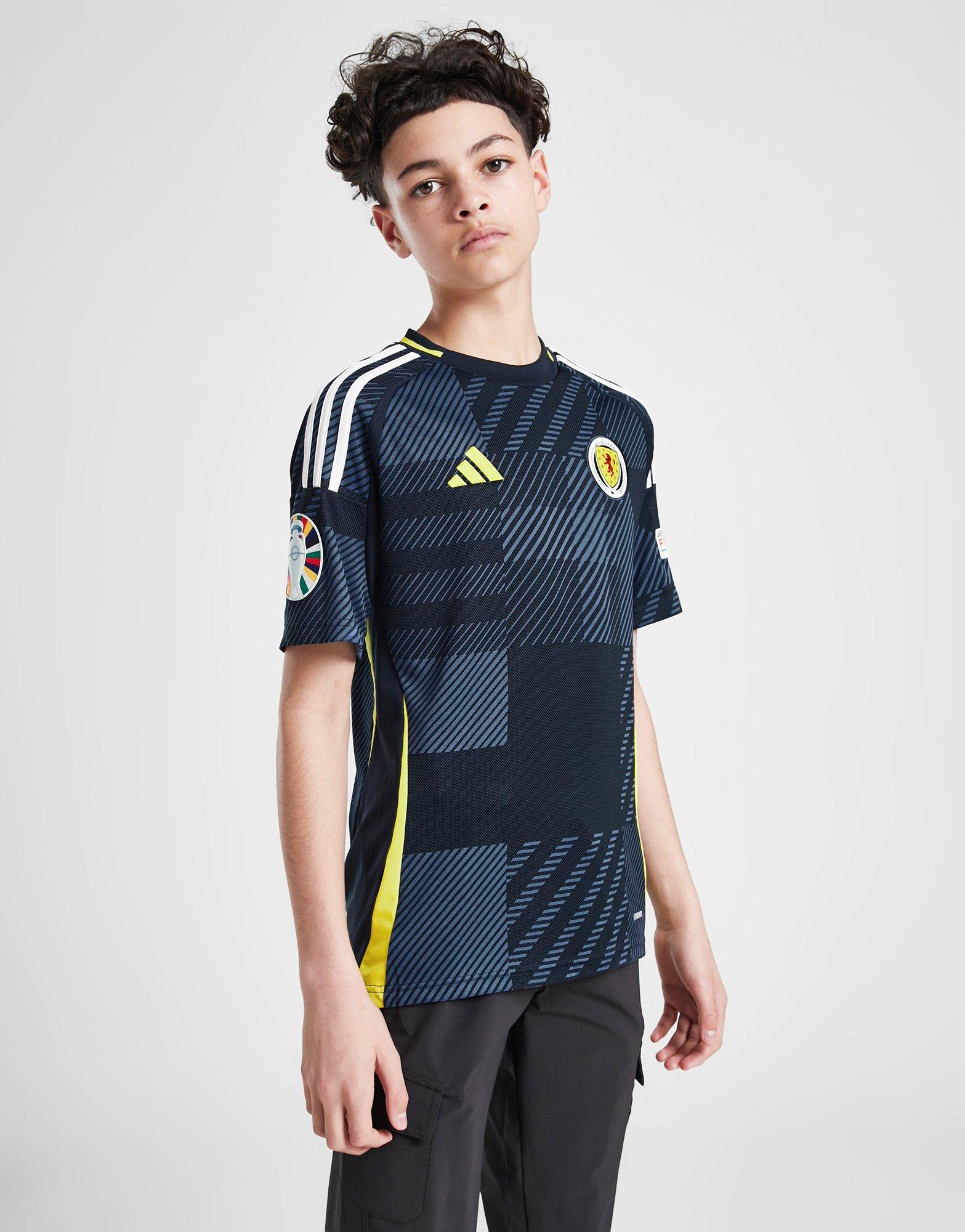 adidas Scotland 2024 Euro Badge Home Shirt Junior
