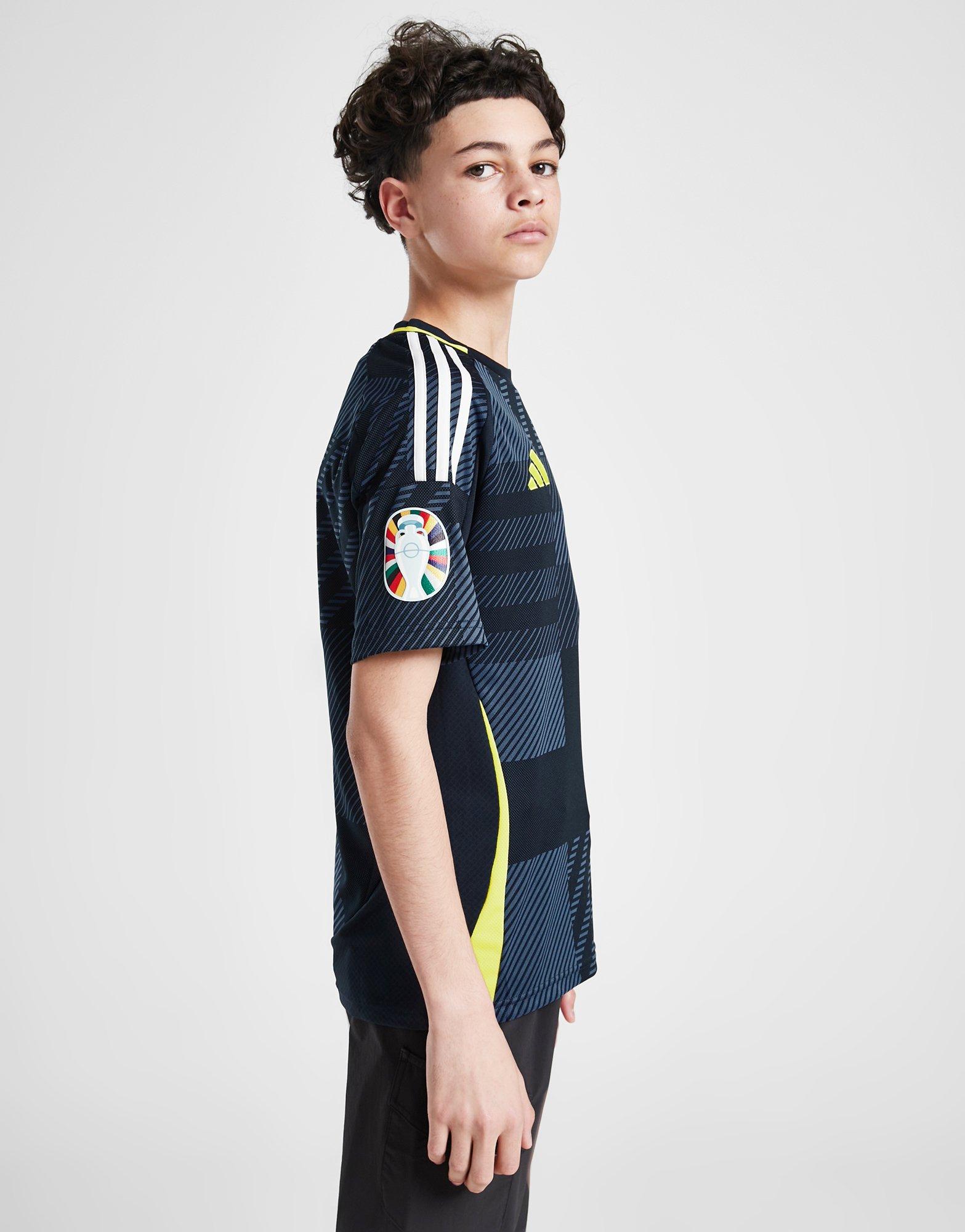 adidas Scotland 2024 Euro Badge Home Shirt Junior