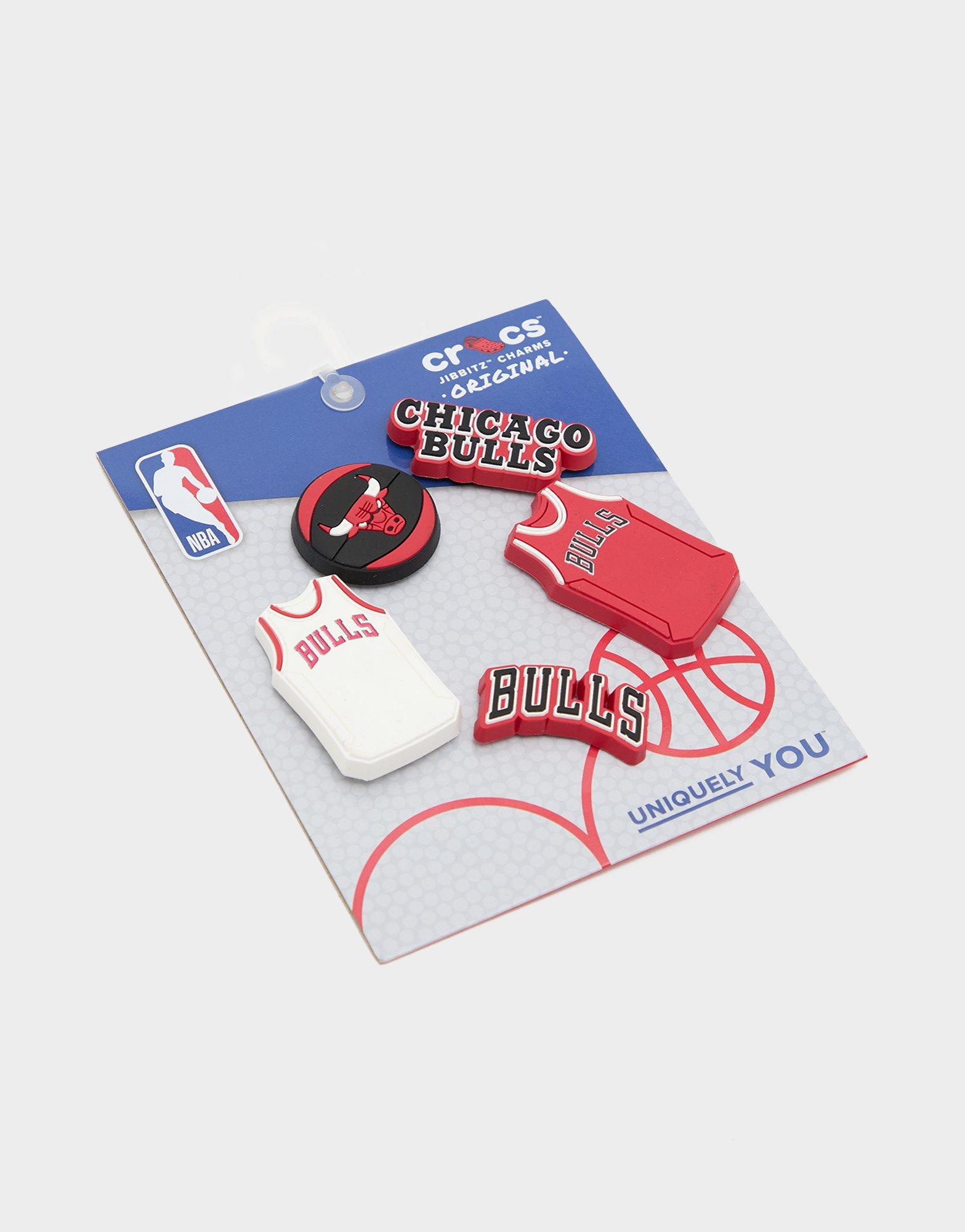 Multi Crocs Jibbitz Charms 'NBA Chicago Bulls' 5 Pack JD Sports NZ