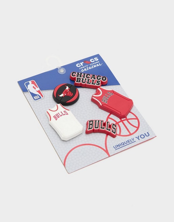 Crocs Lot de 5 NBA Chicago Bulls Jibbitz Charms