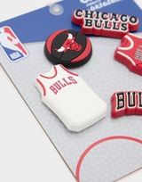 Crocs Charms Jibbitz NBA Chicago Bulls (Confezione da 5)