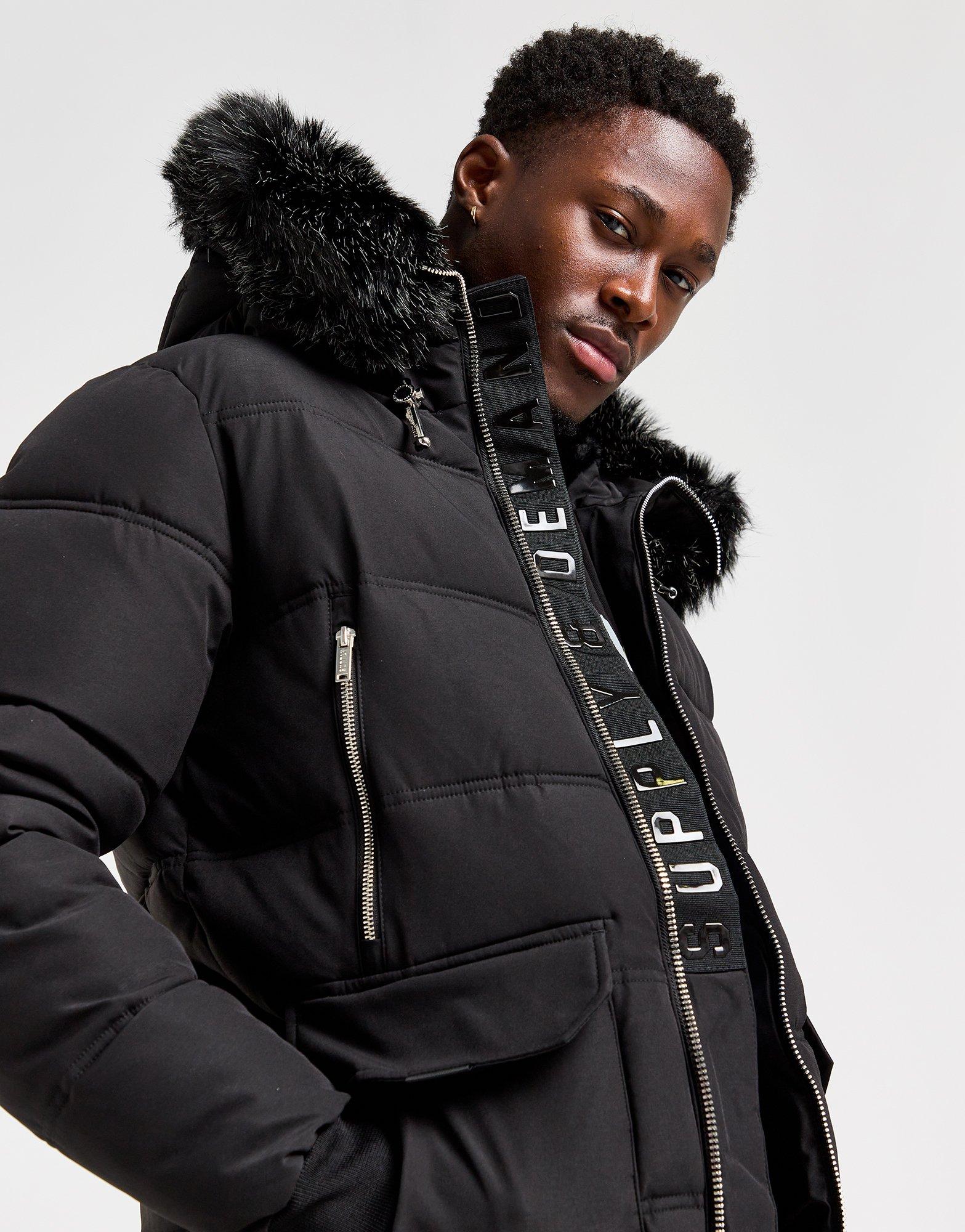 Jd black puffer jacket sale