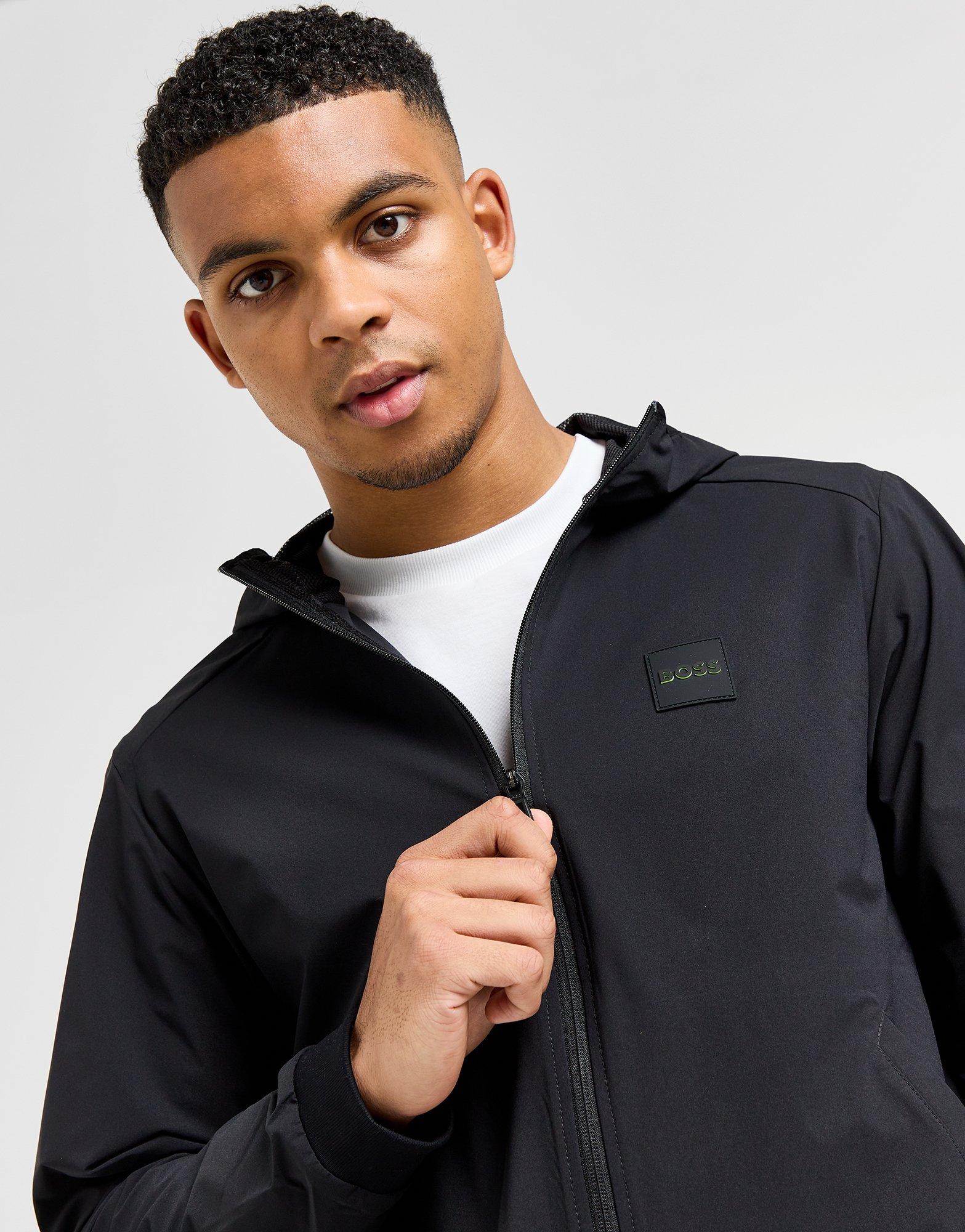 BOSS Woven Full Zip Hoodie